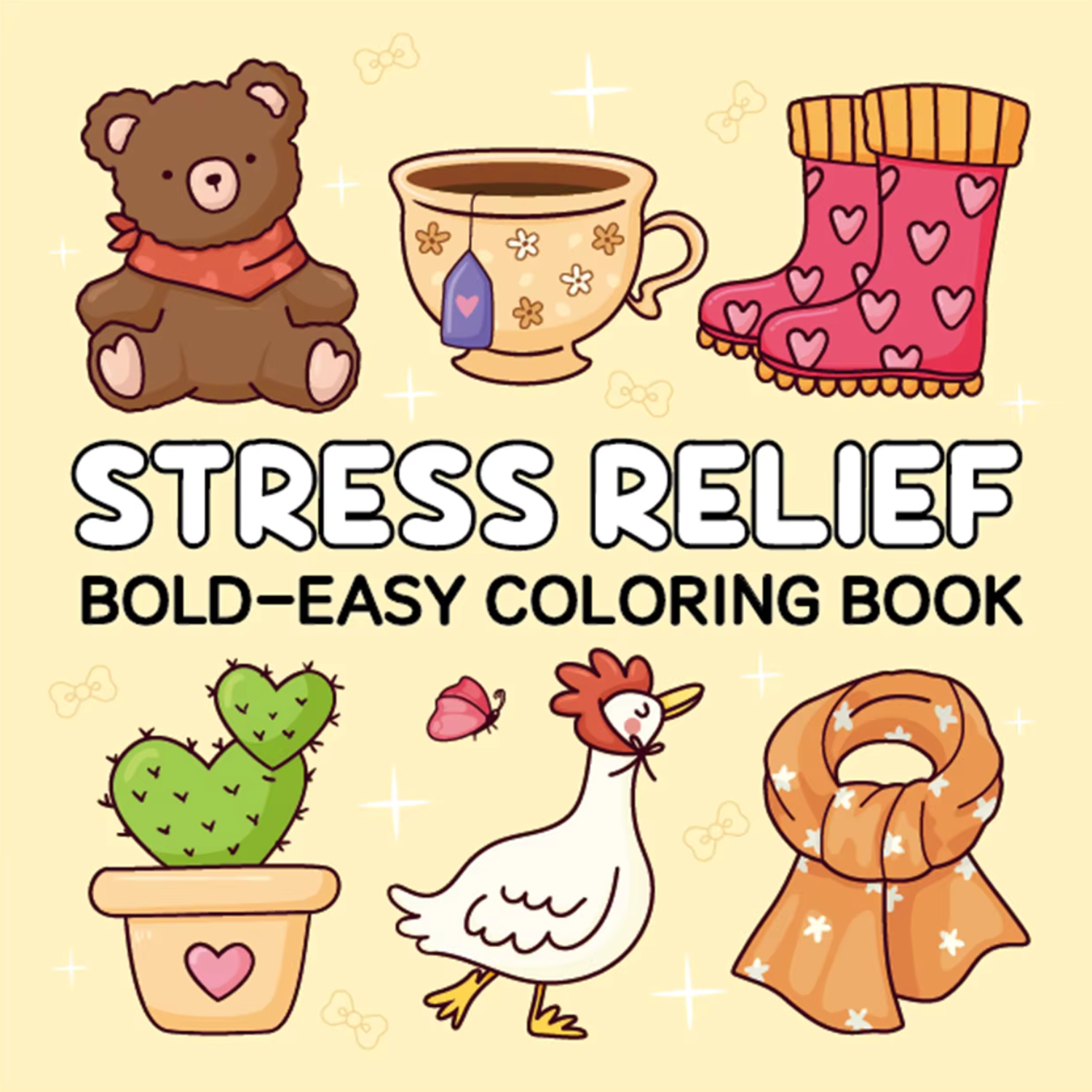 Stress Relief - Livre de coloriage