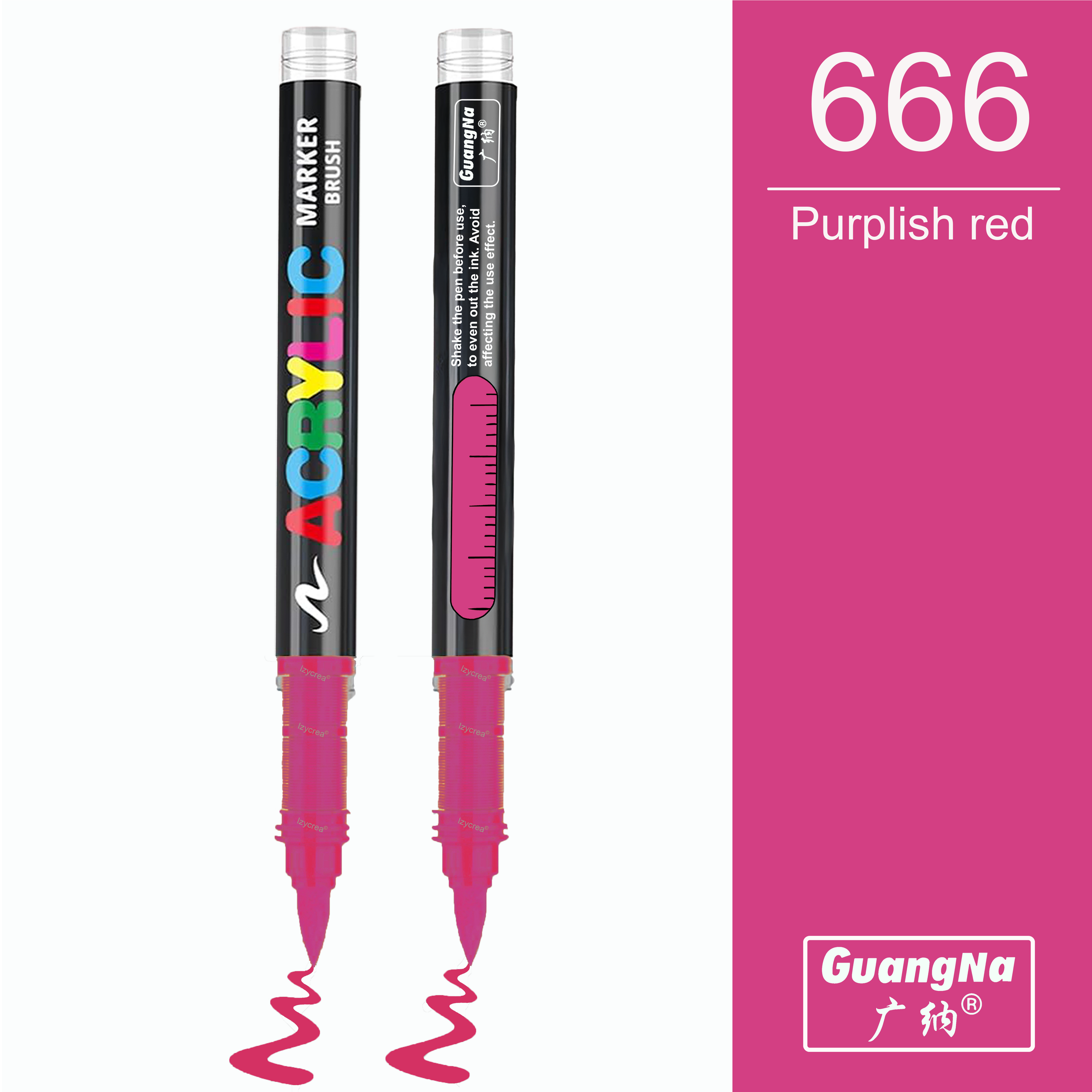 666 - Purplish red - GuangNa