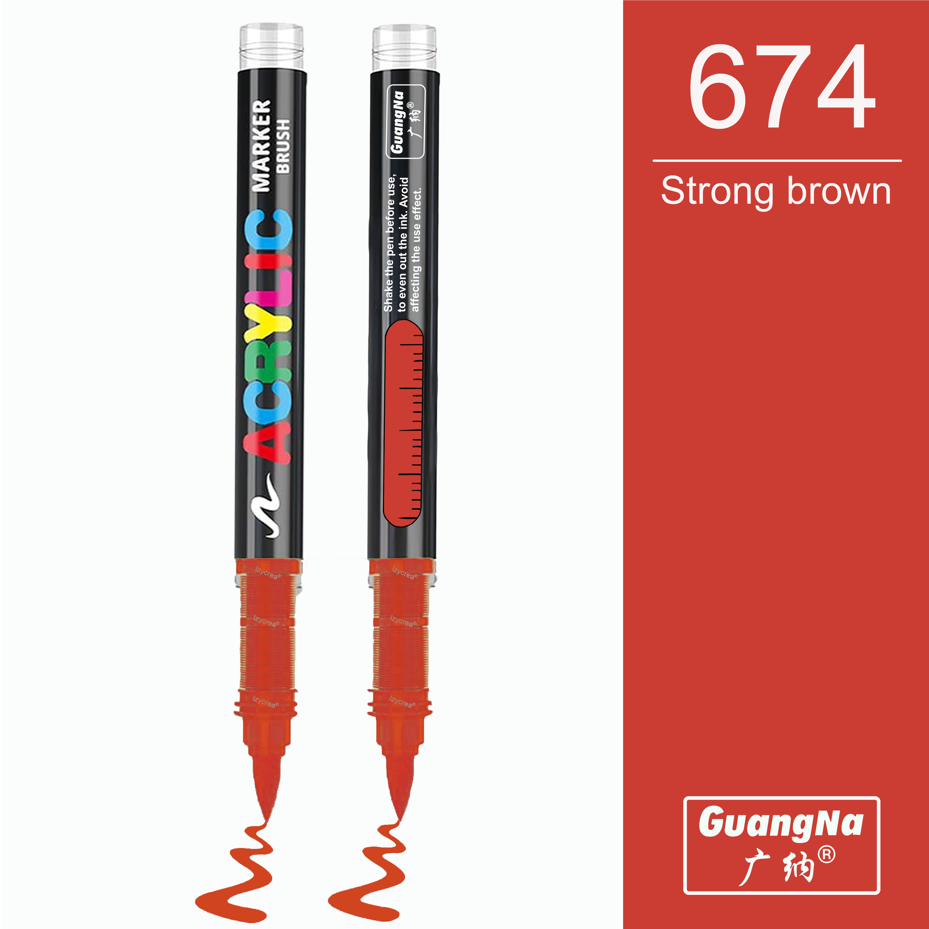 674 - Strong brown - GuangNa
