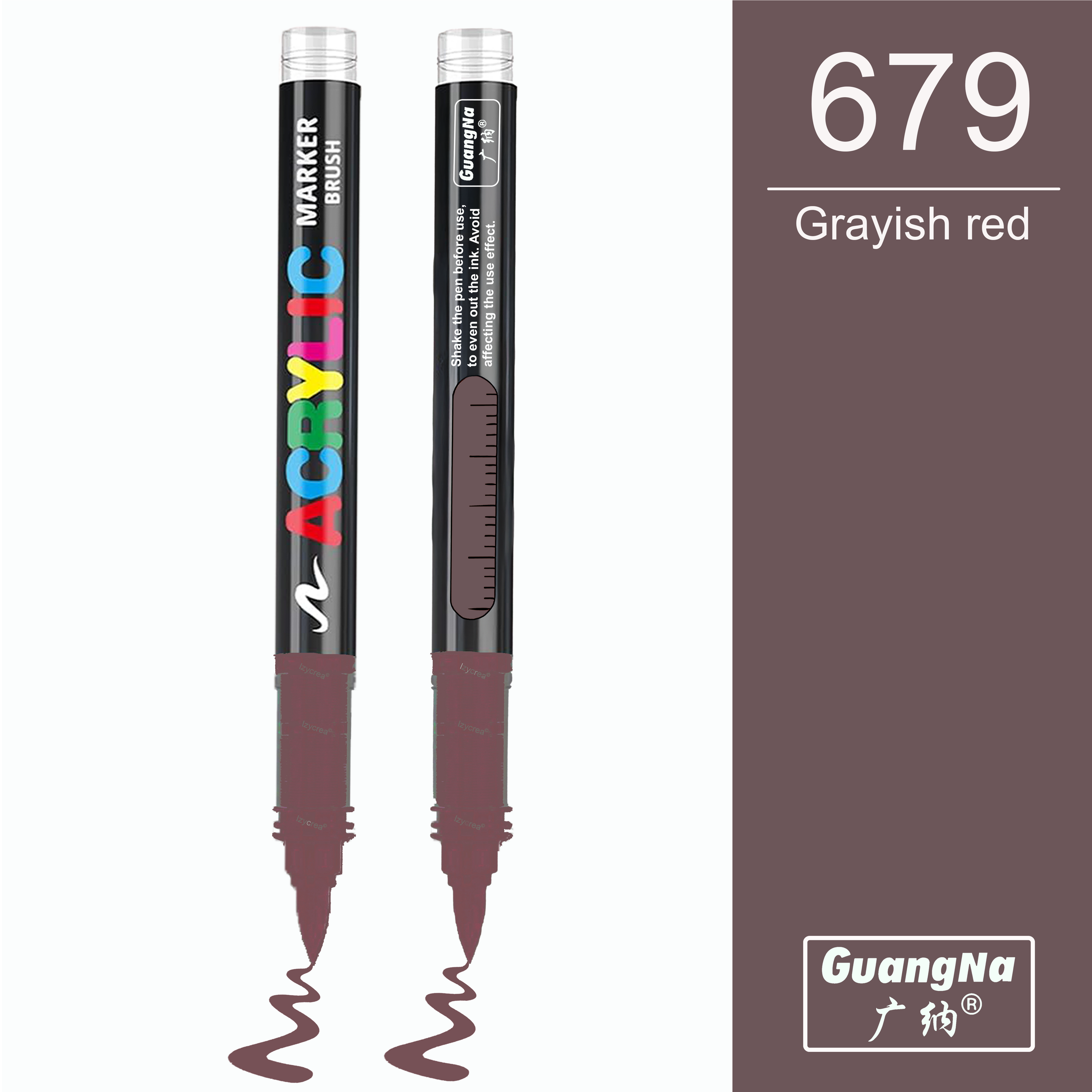679 - Grayish red - GuangNa