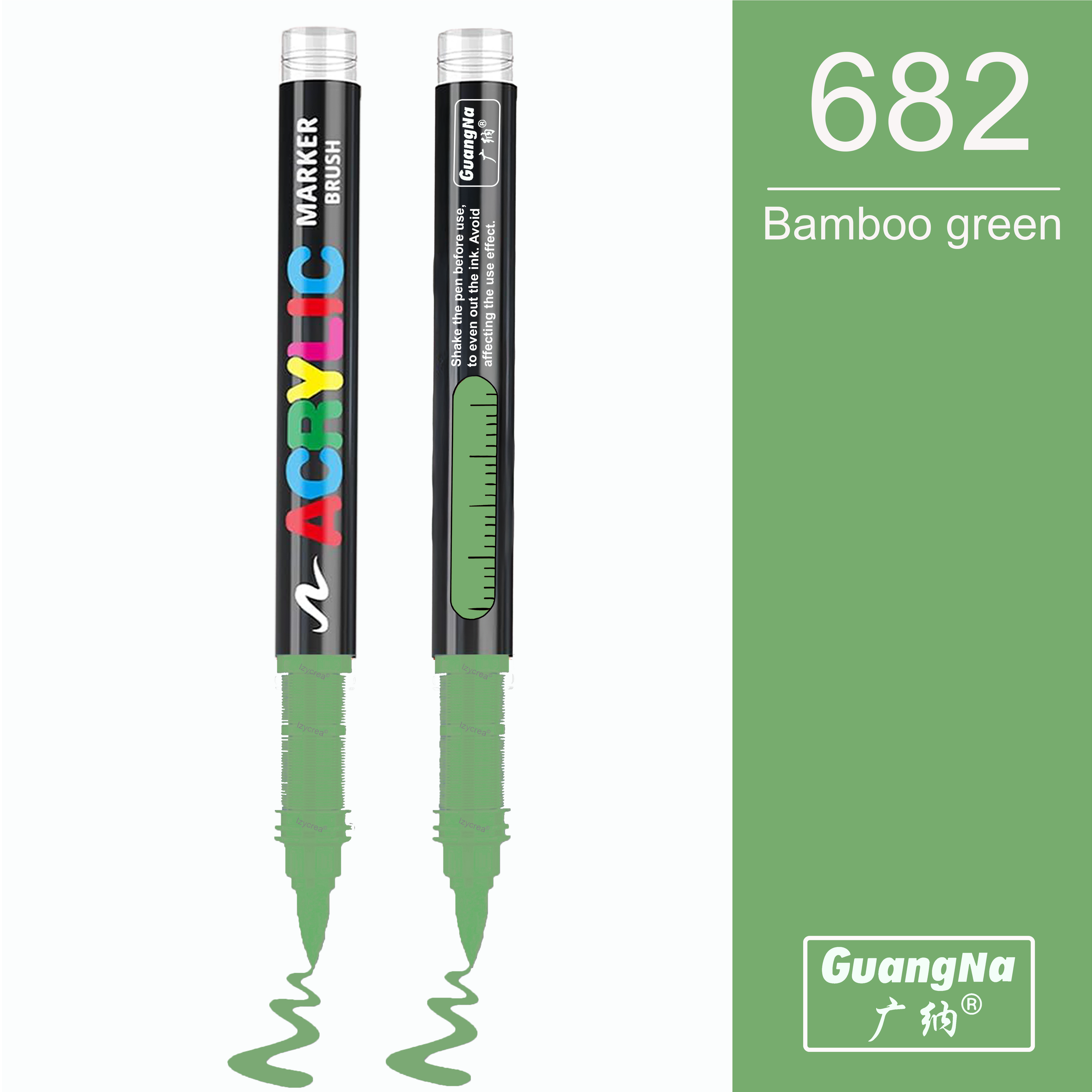 682 - Bamboo green - GuangNa
