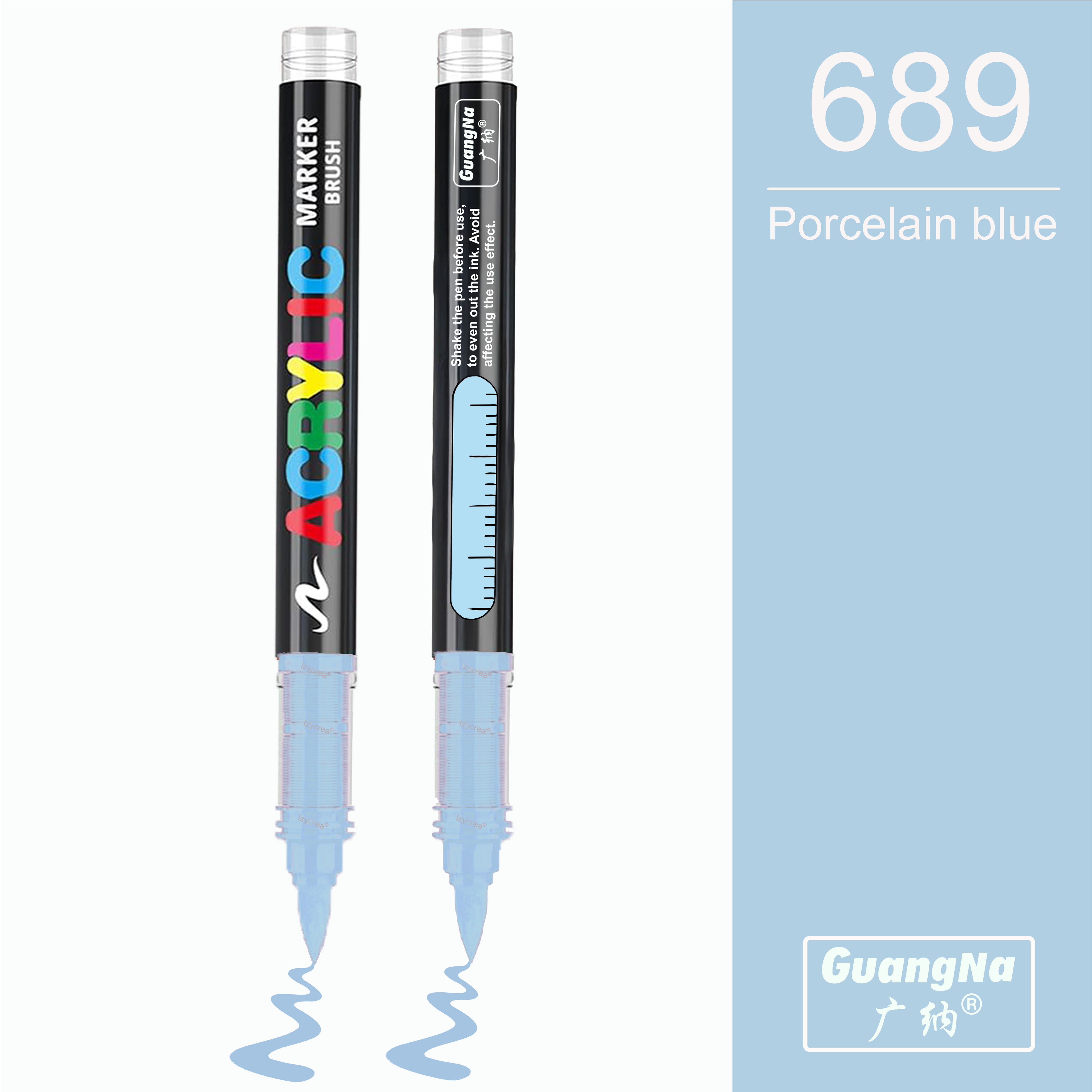 689 - Porcelain blue - GuangNa