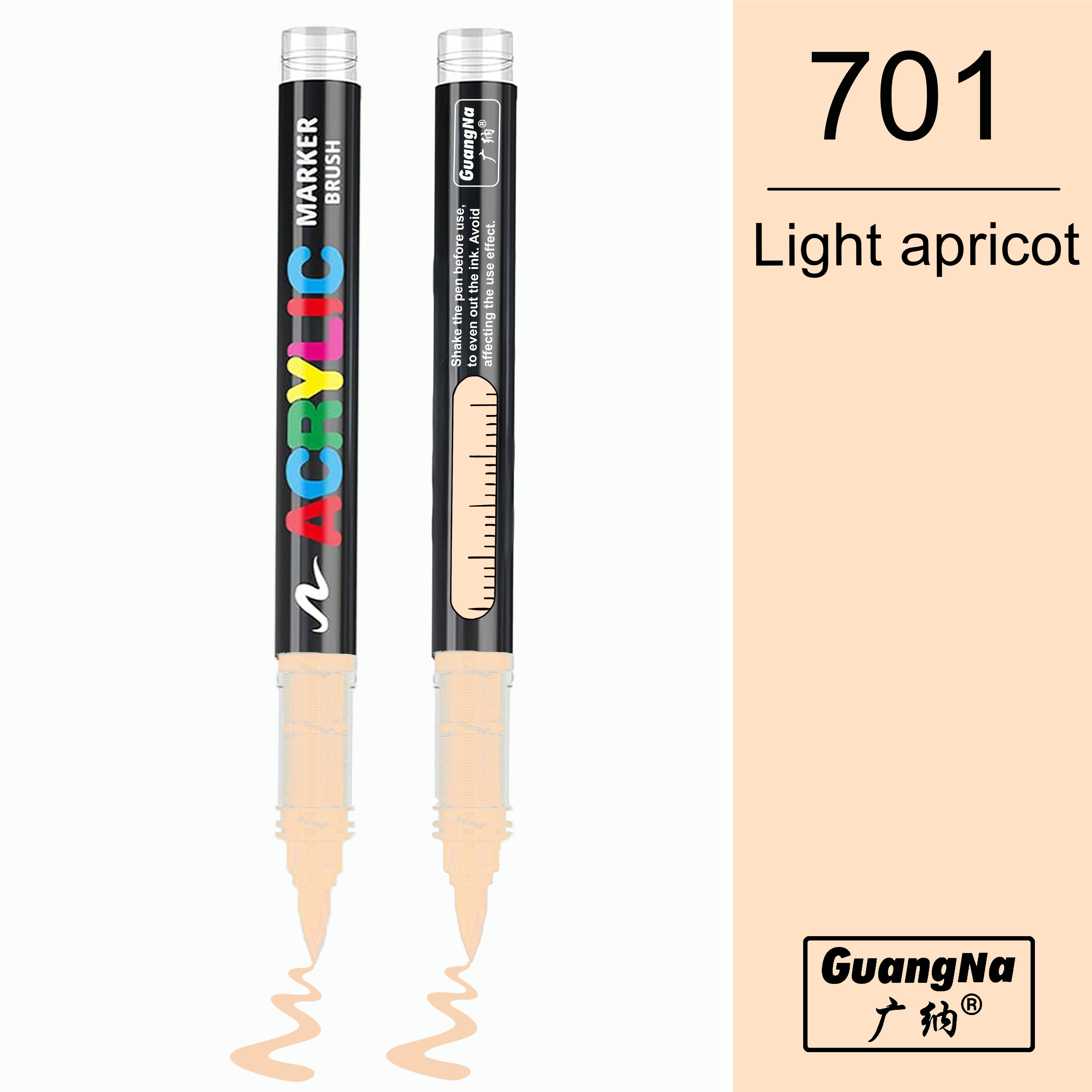 701 - Light apricot - GuangNa