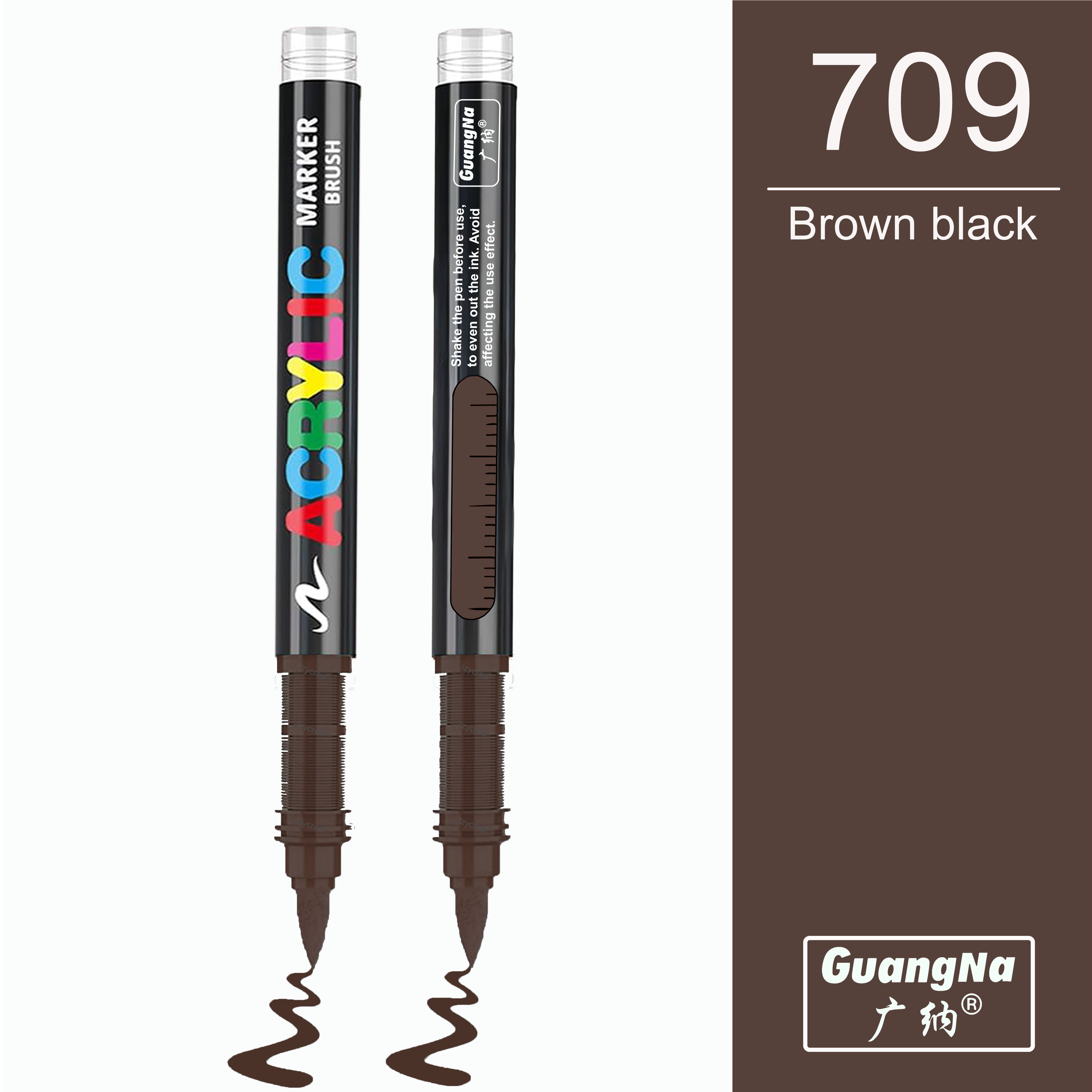 709 - Brown black - GuangNa