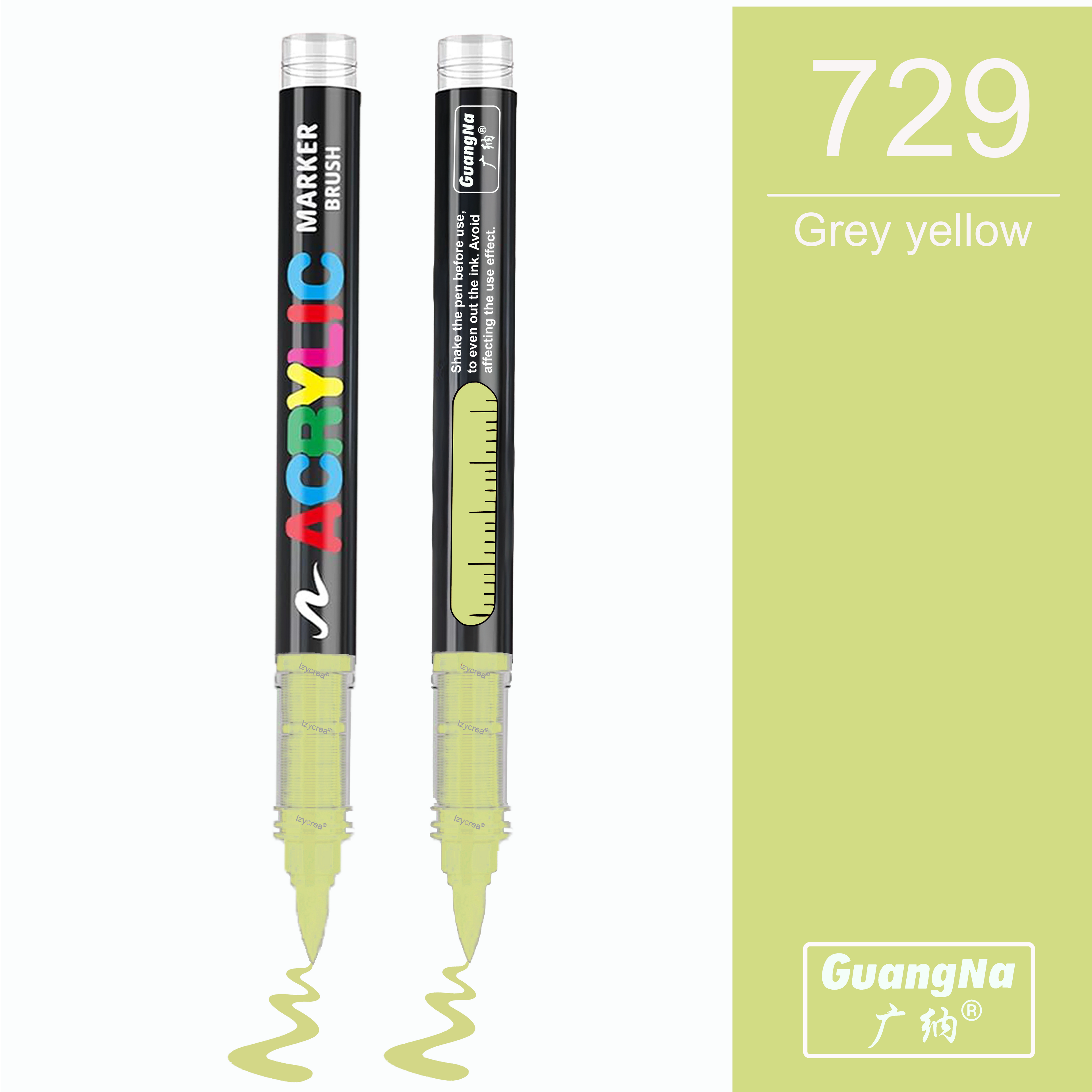 729 - Grey yellow - GuangNa