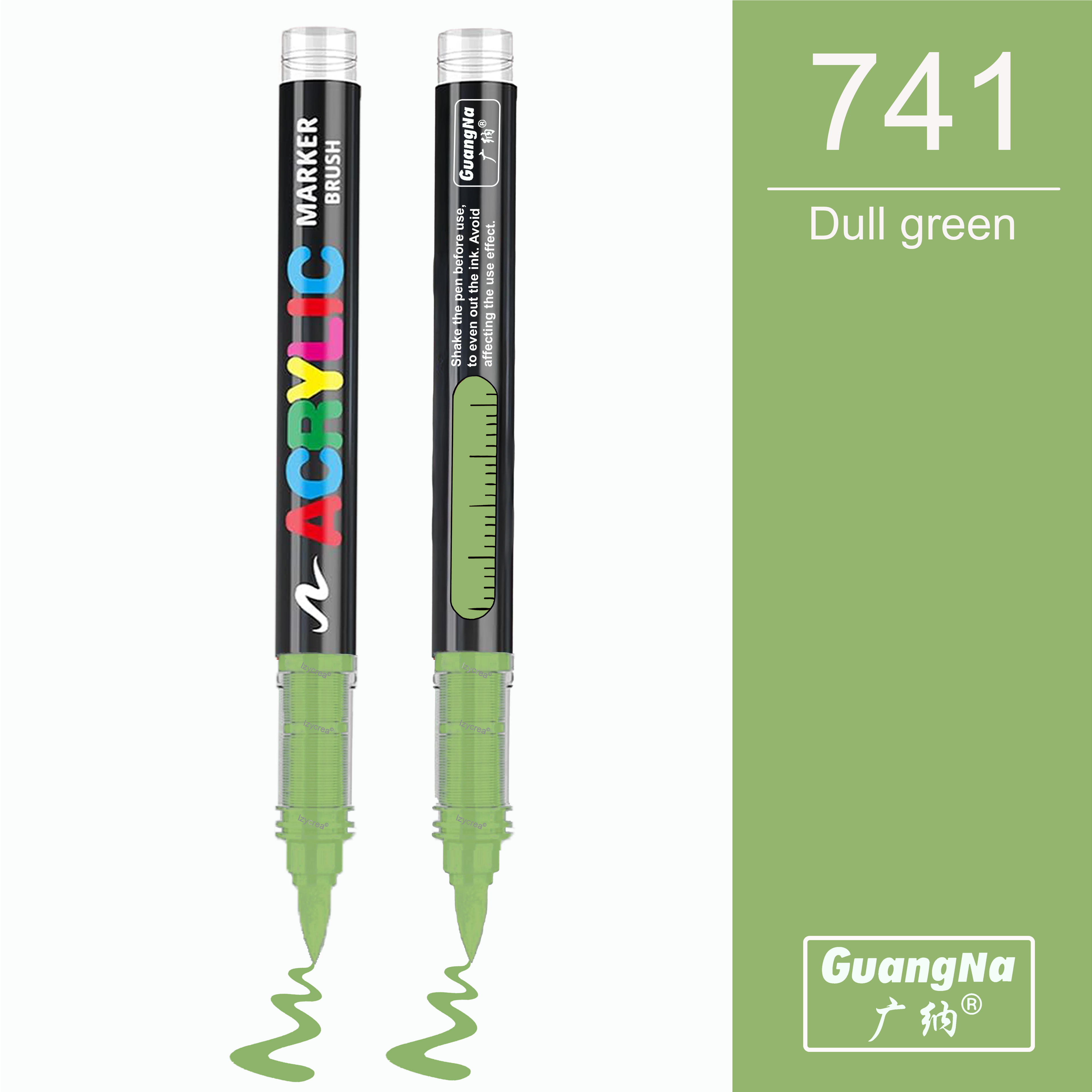 741 - Dull green - GuangNa
