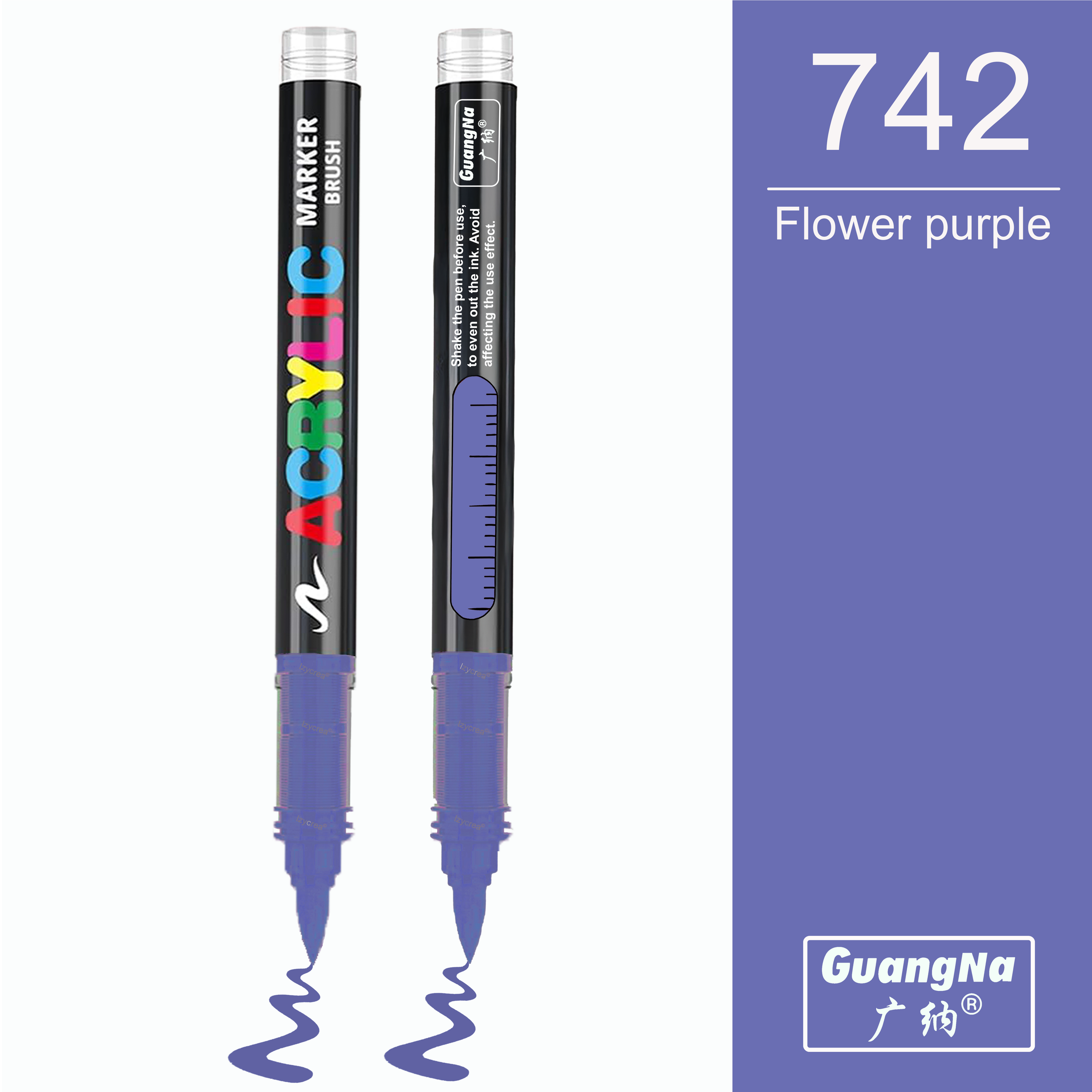 742 - Flower purple - GuangNa