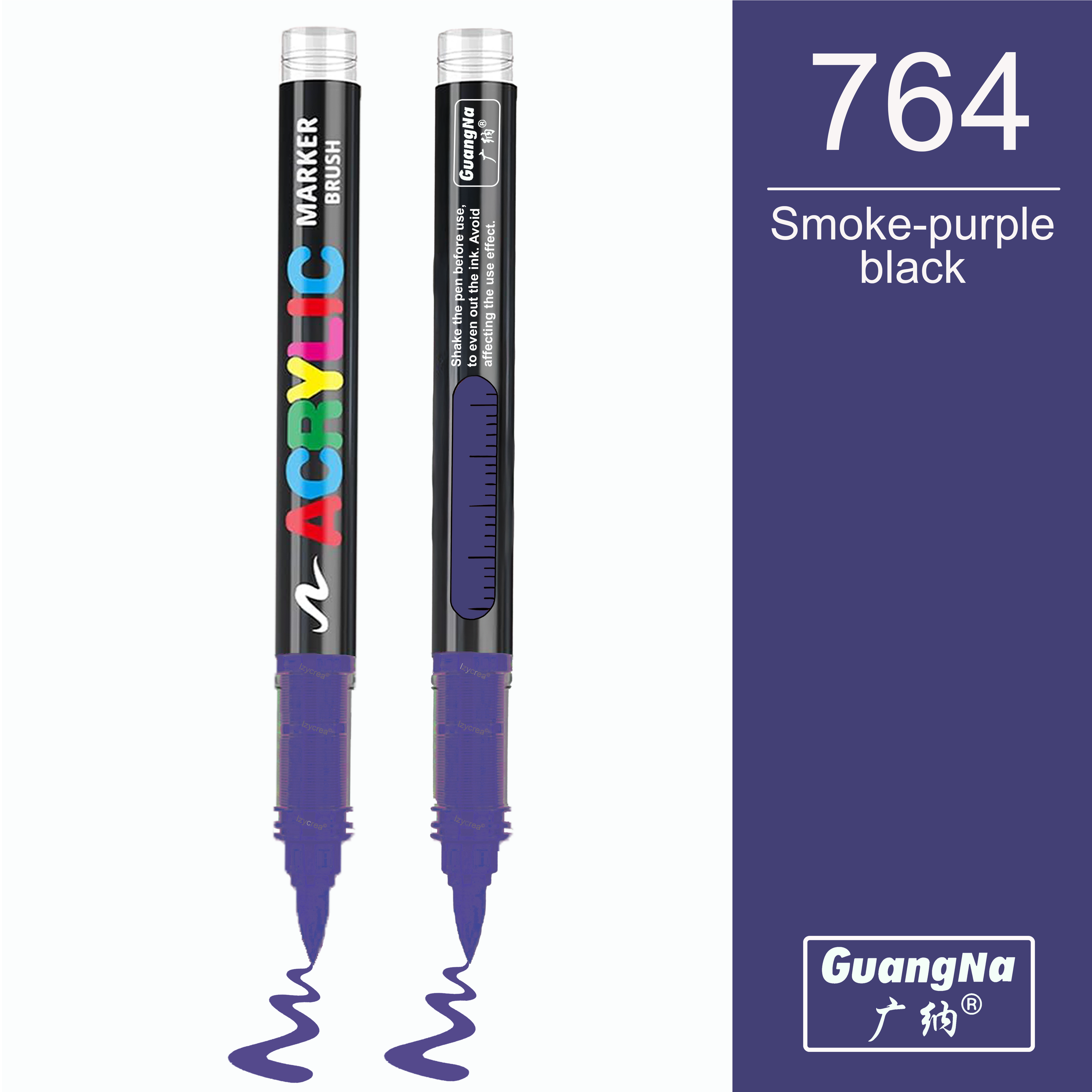 764 - Smoke-purple black - GuangNa