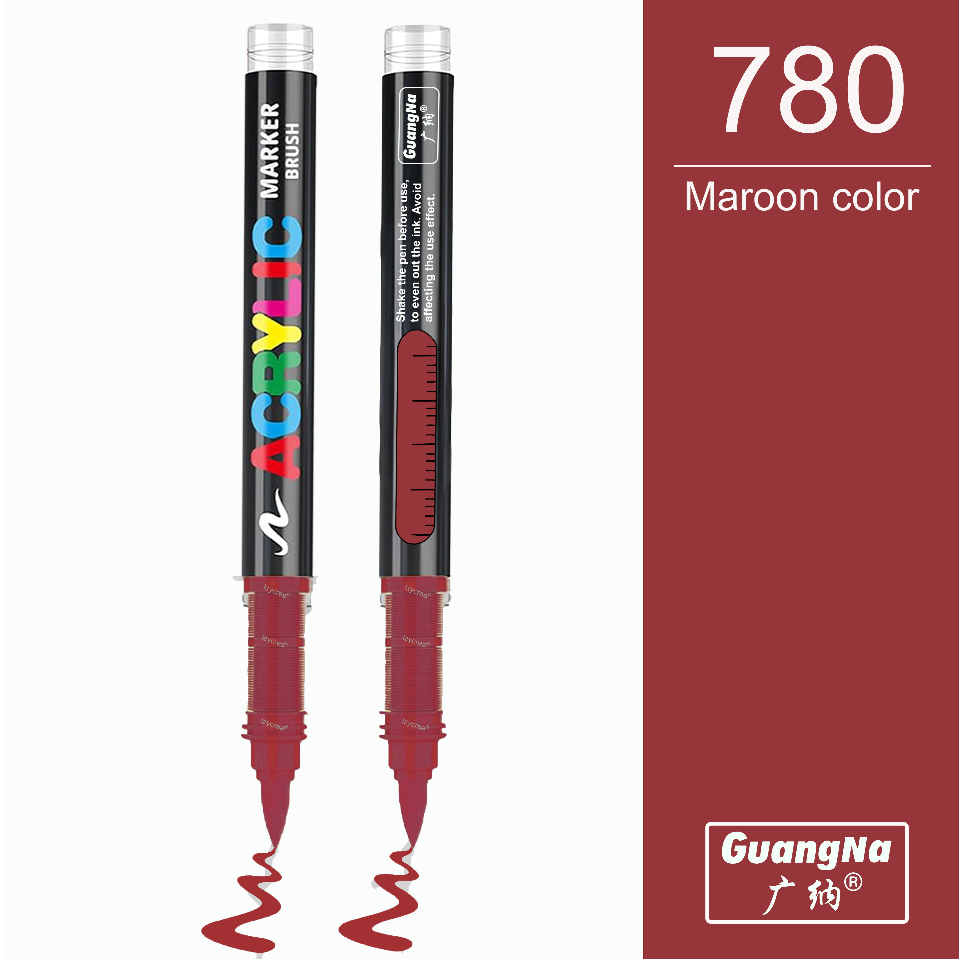 780 - Maroon color - GuangNa