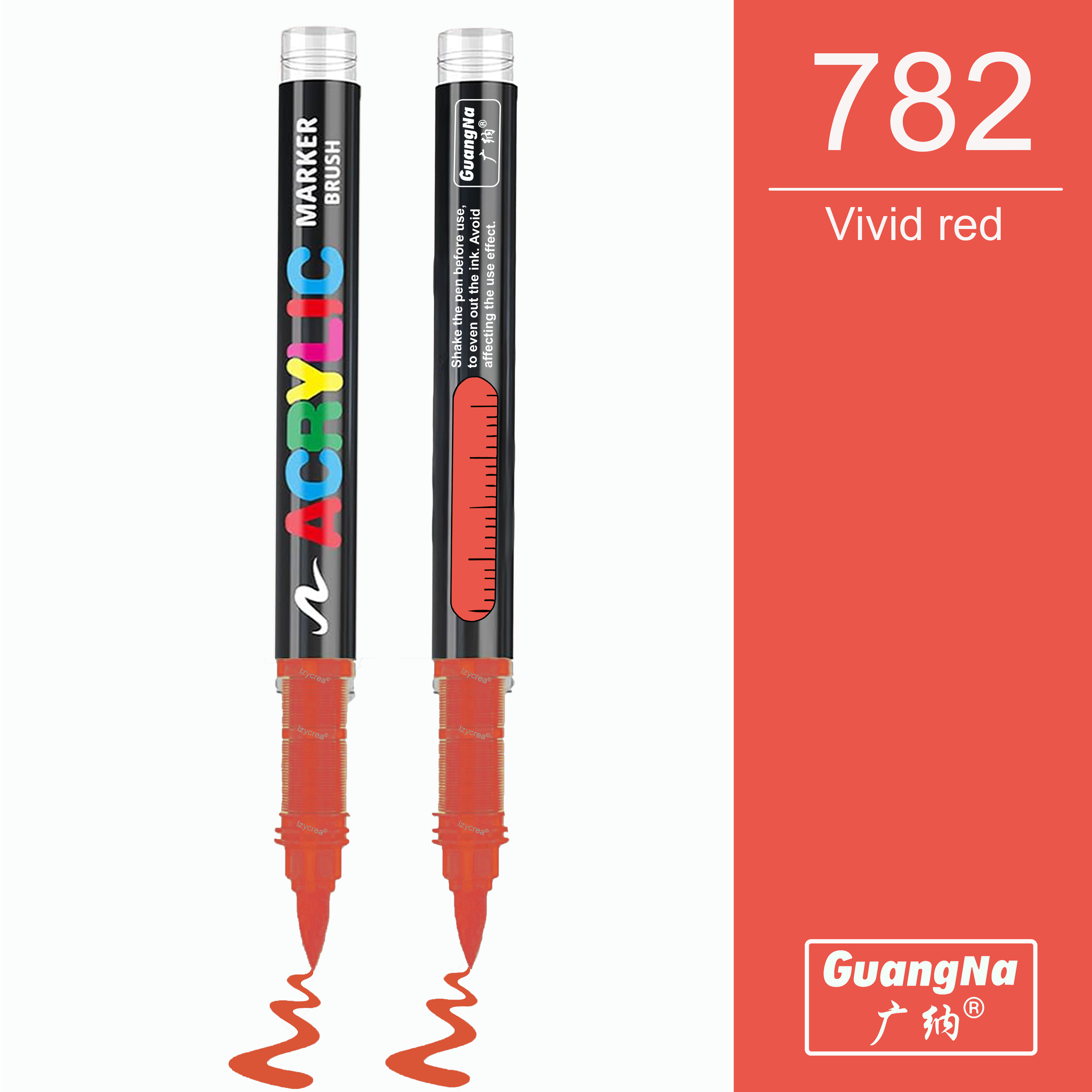 782 - Vivid red - GuangNa