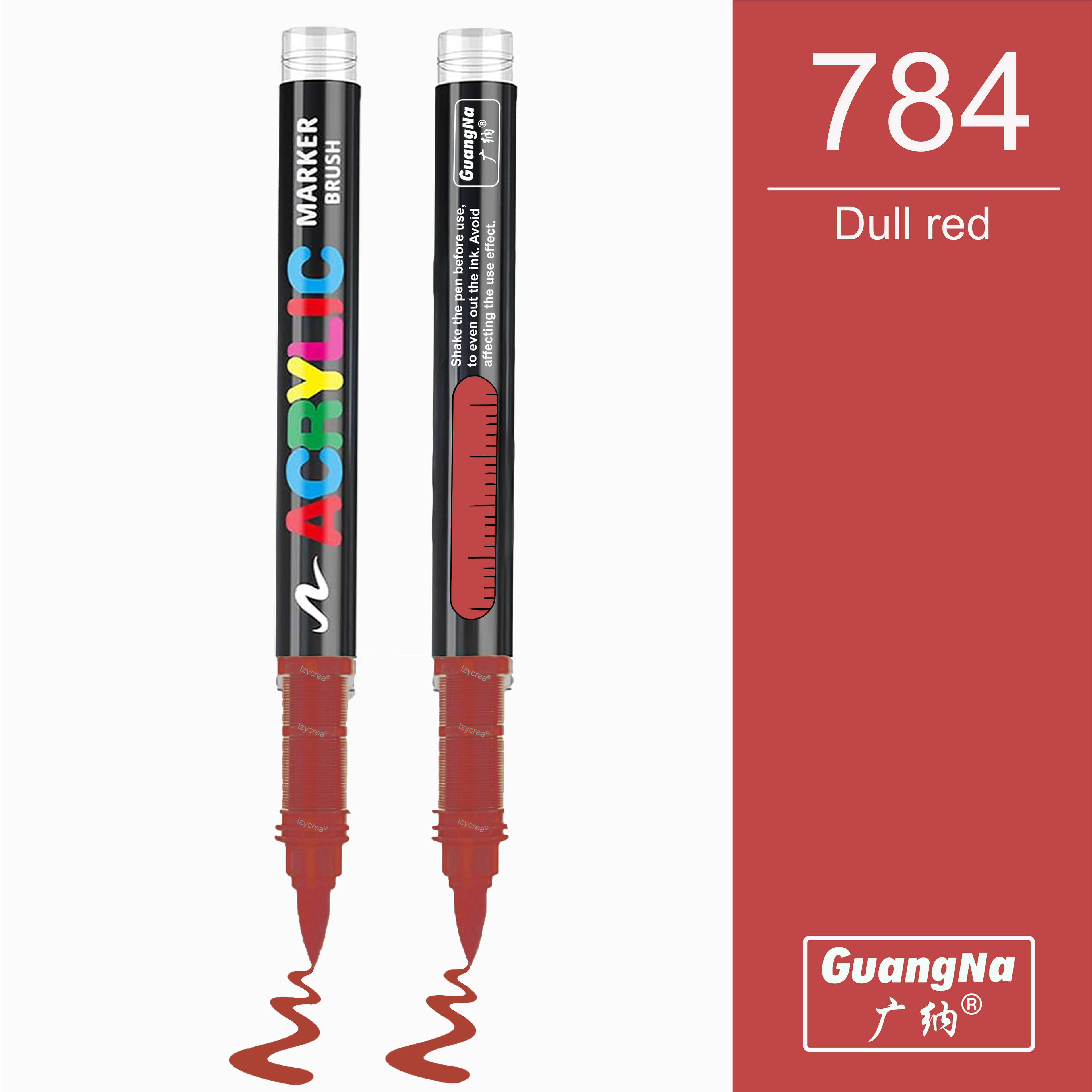 784 - Dull red - GuangNa