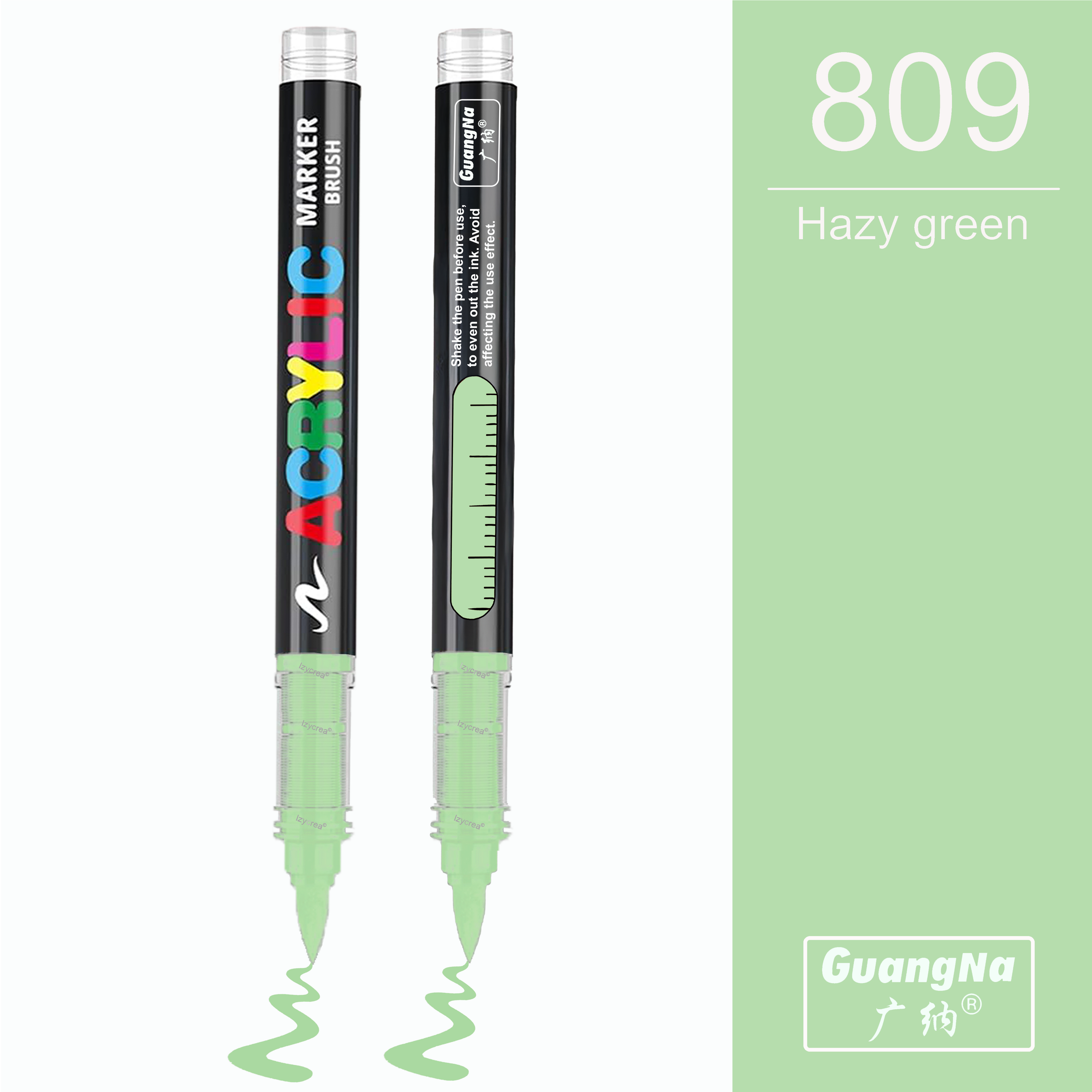 809 - Hazy green - GuangNa