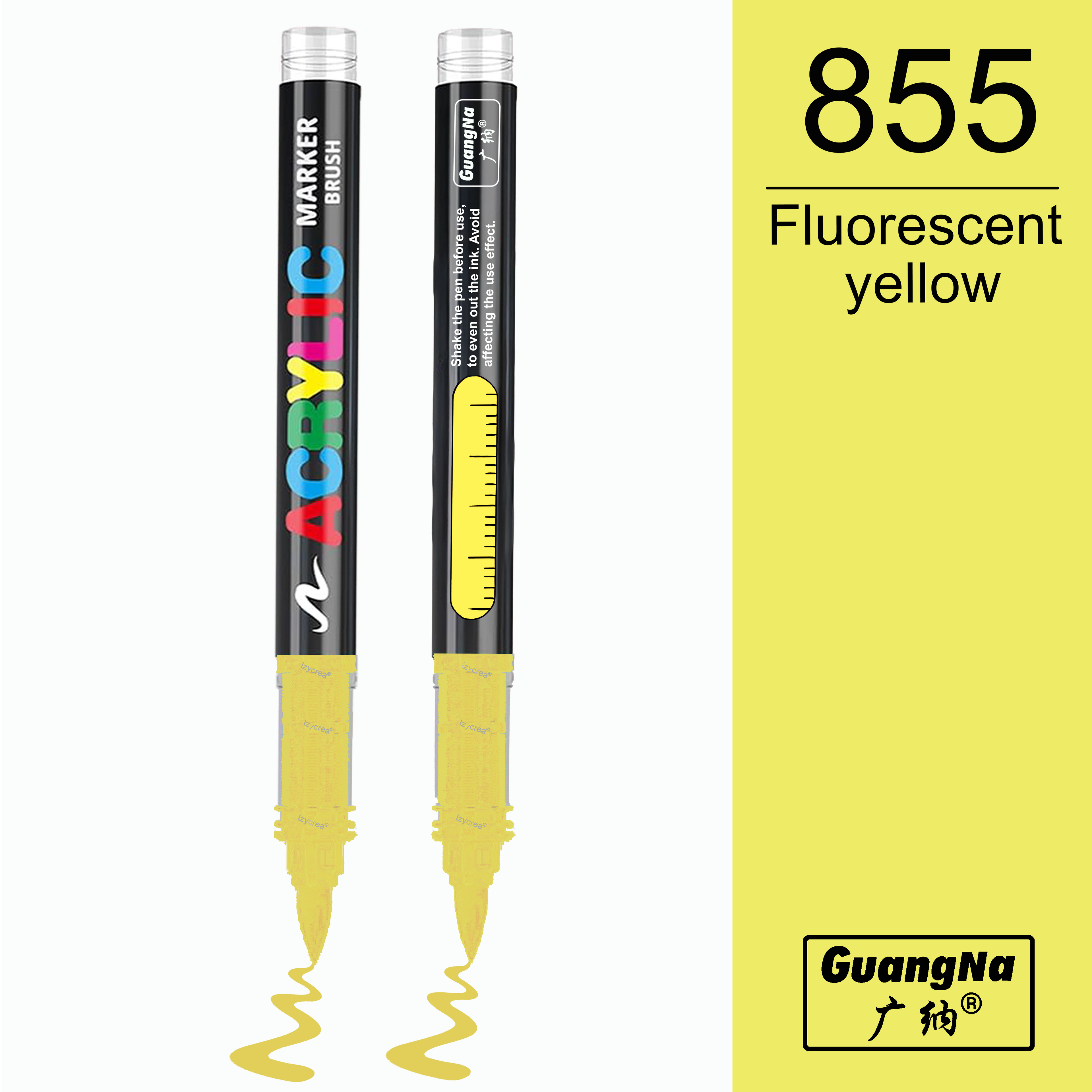 855 - Fluorescent yellow - GuangNa