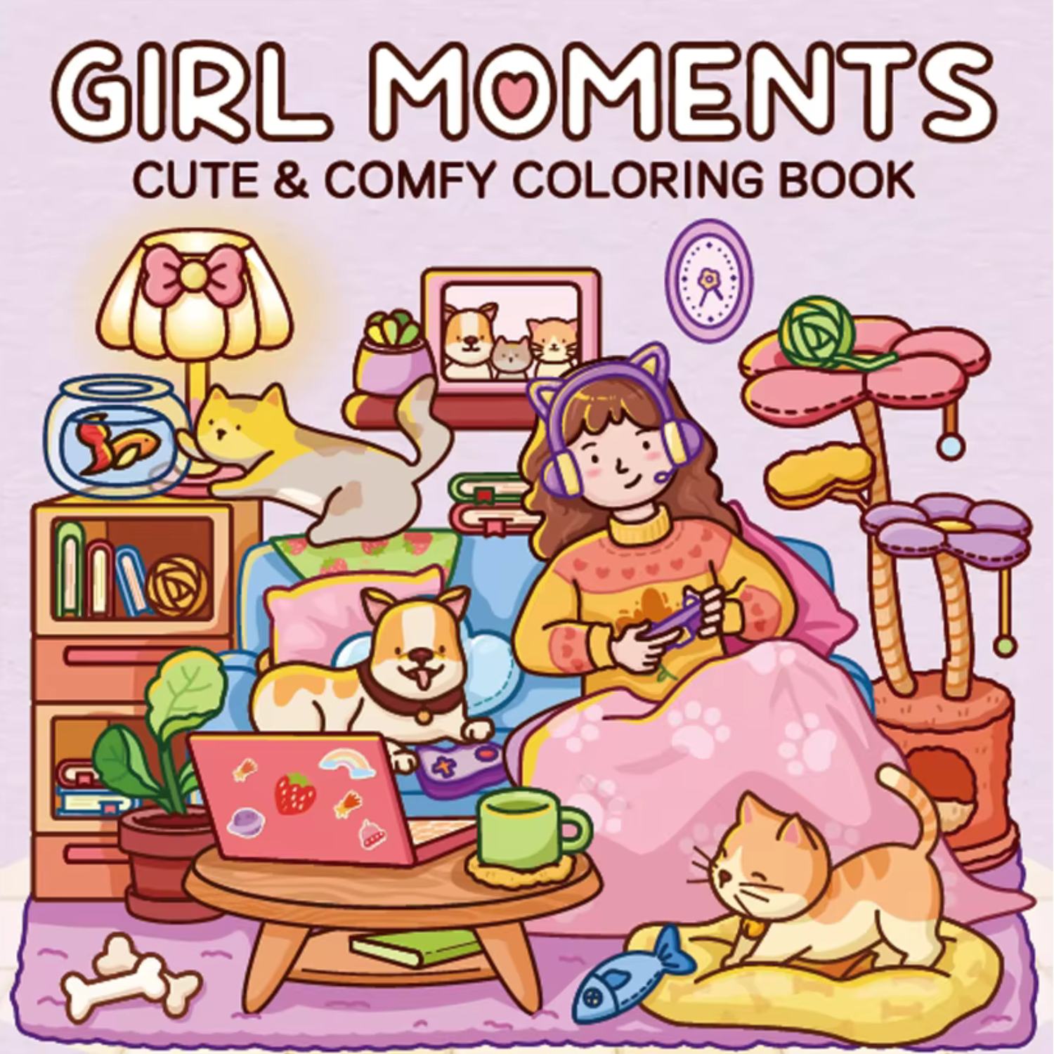 Girl Moments – Livre de coloriage Izycrea