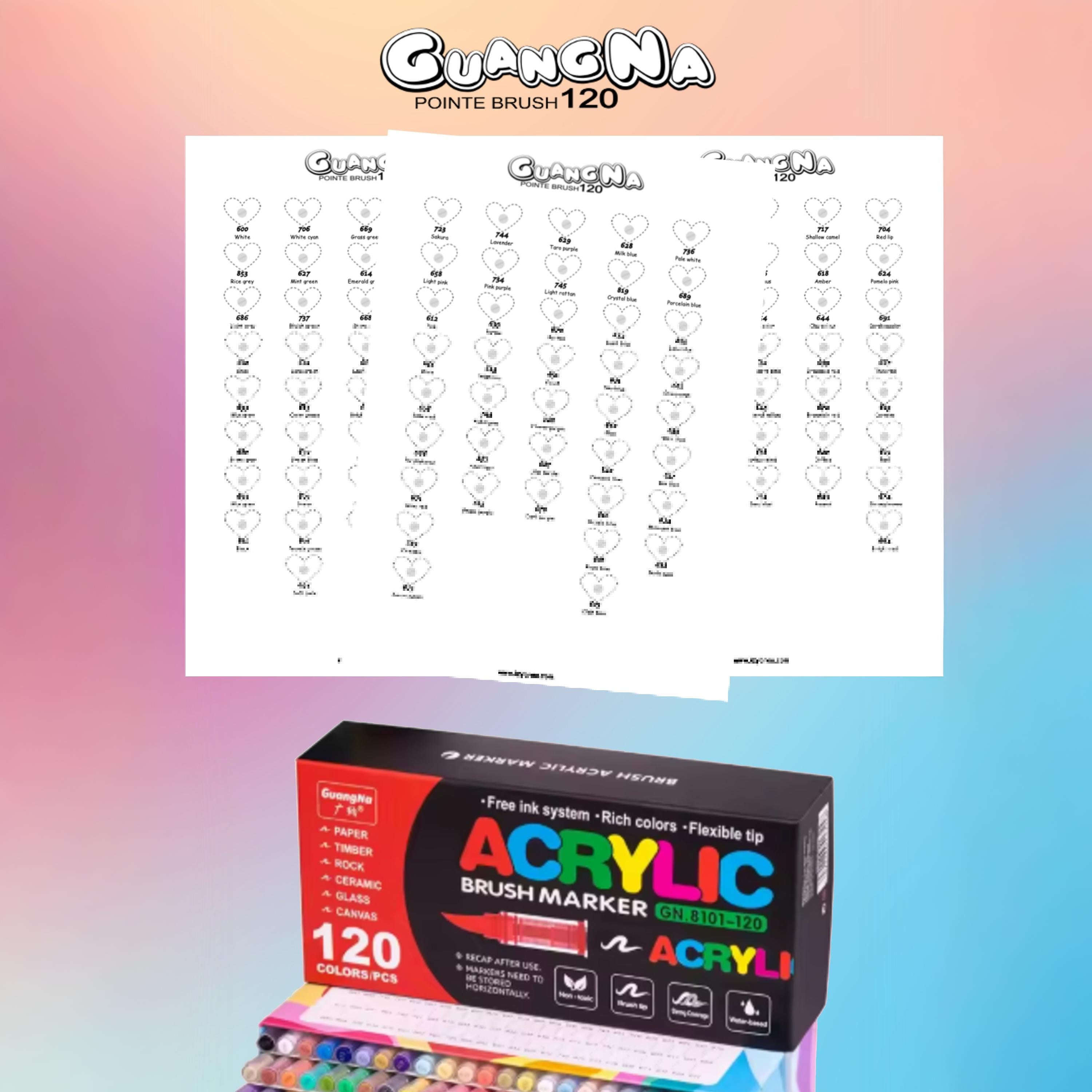 Nuancier 120 – Guangna Izycrea