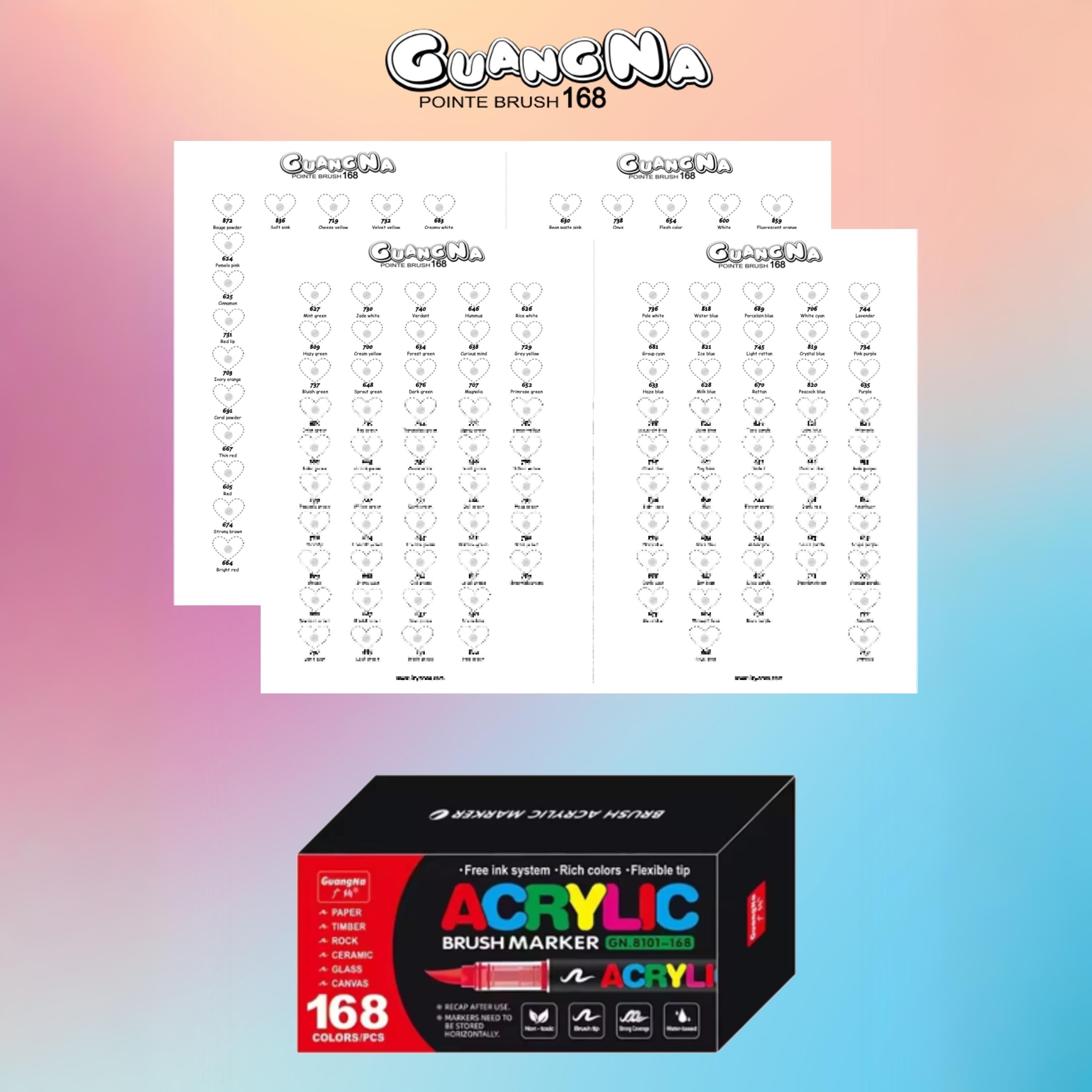 Nuancier 168 – Guangna Izycrea