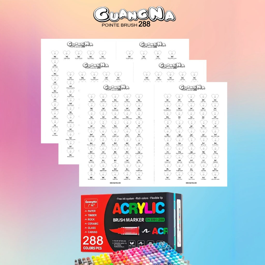 Nuancier 288 – Guangna Izycrea