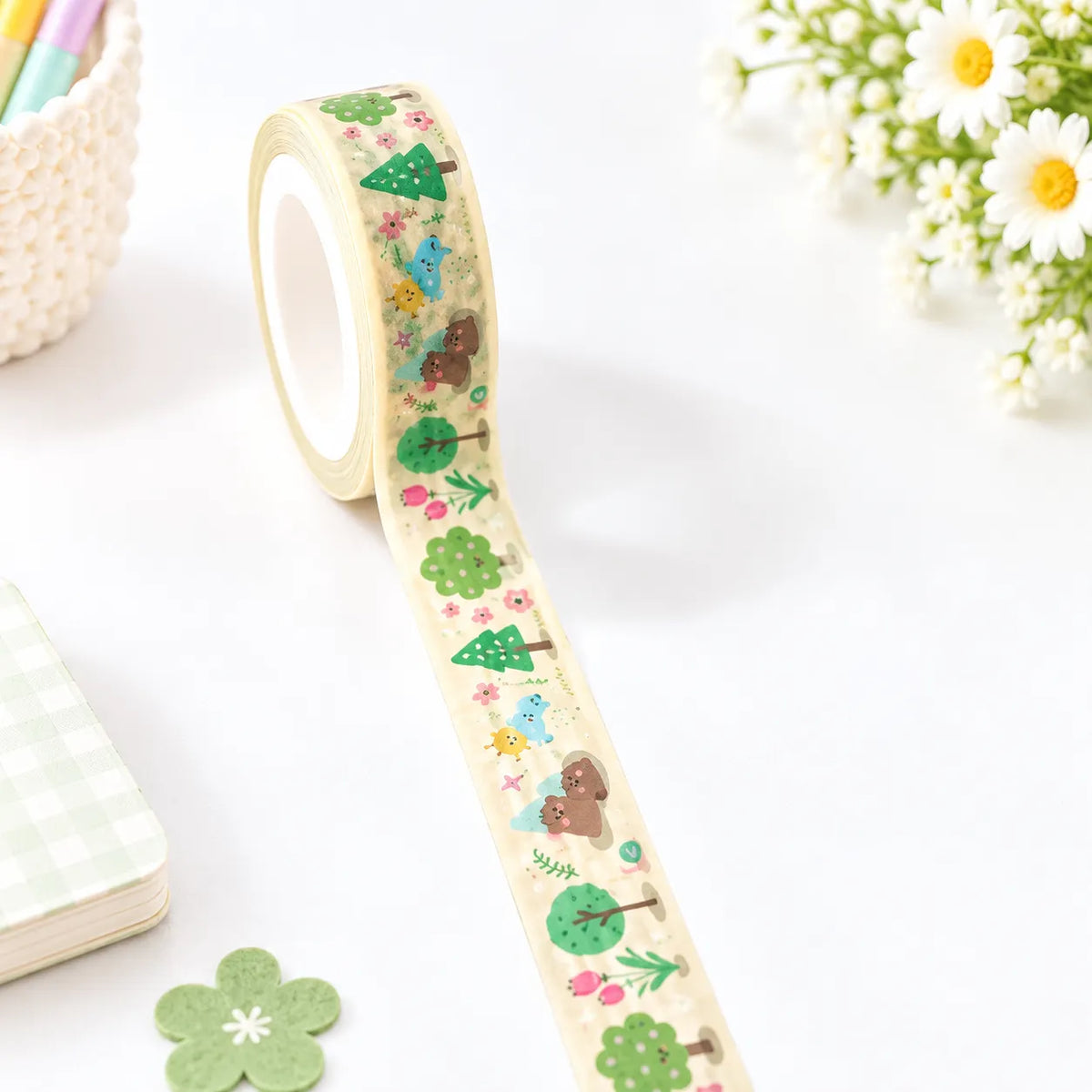 Washi Tape pour Coloriage Mystère - Ruban Adhésif Décoratif Kawaii