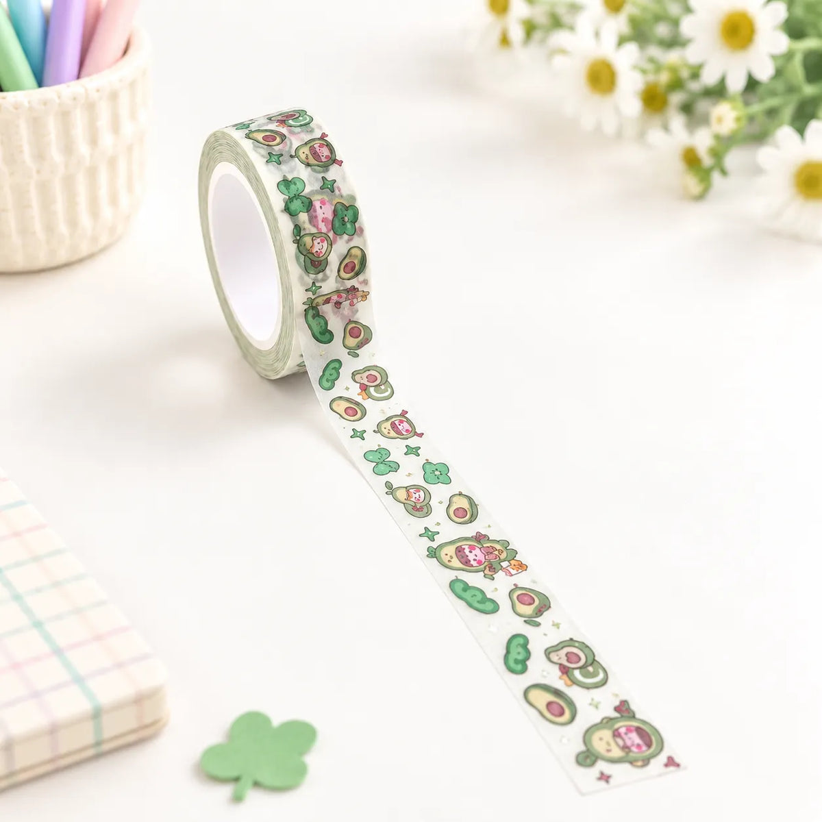 Washi Tape pour Coloriage Mystère - Ruban Adhésif Décoratif Kawaii