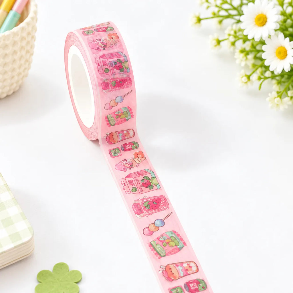 Washi Tape pour Coloriage Mystère - Ruban Adhésif Décoratif Kawaii