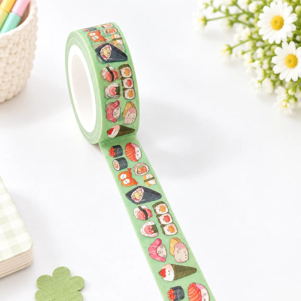 Washi Tape pour Coloriage Mystère - Ruban Adhésif Décoratif Kawaii
