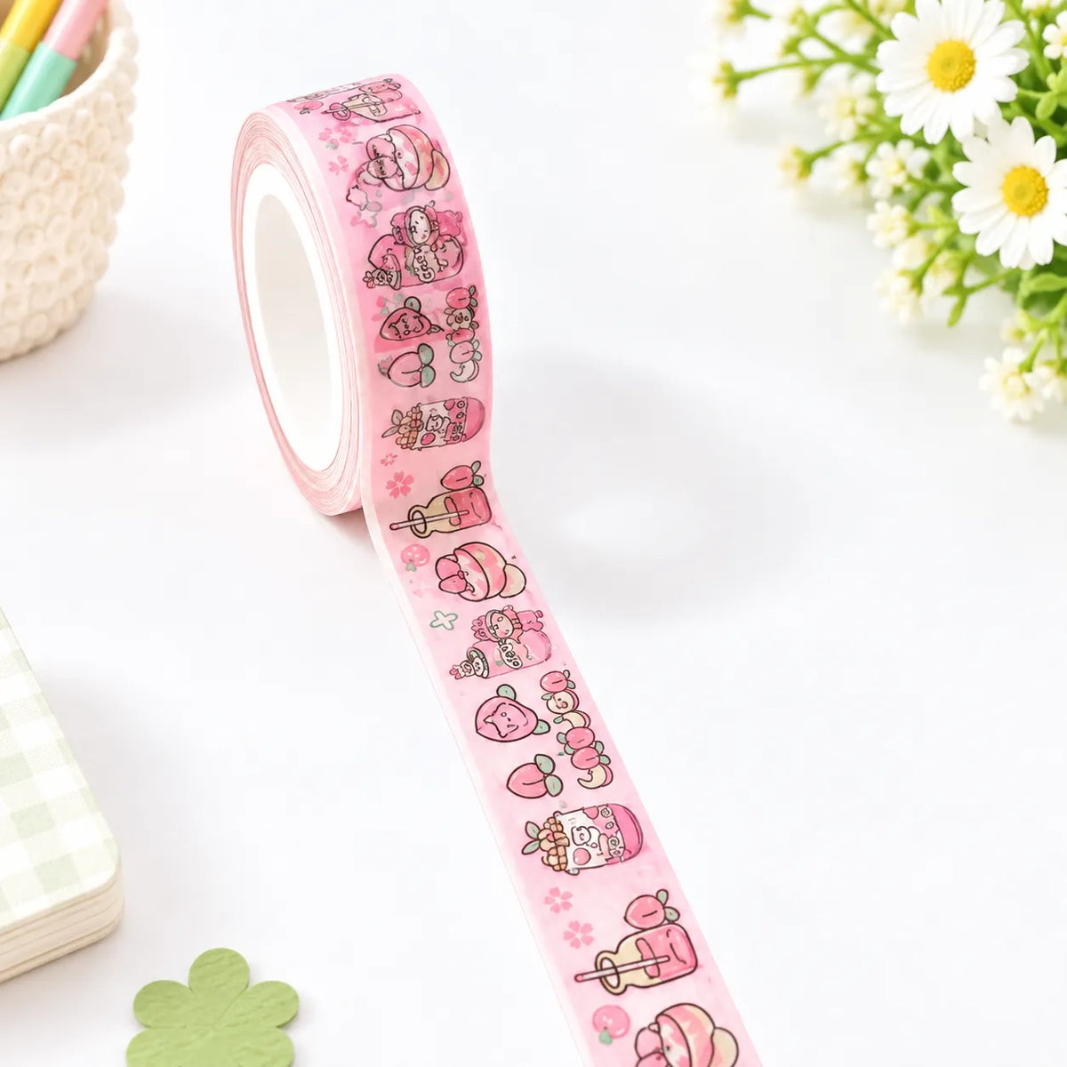 Washi Tape pour Coloriage Mystère - Ruban Adhésif Décoratif Kawaii