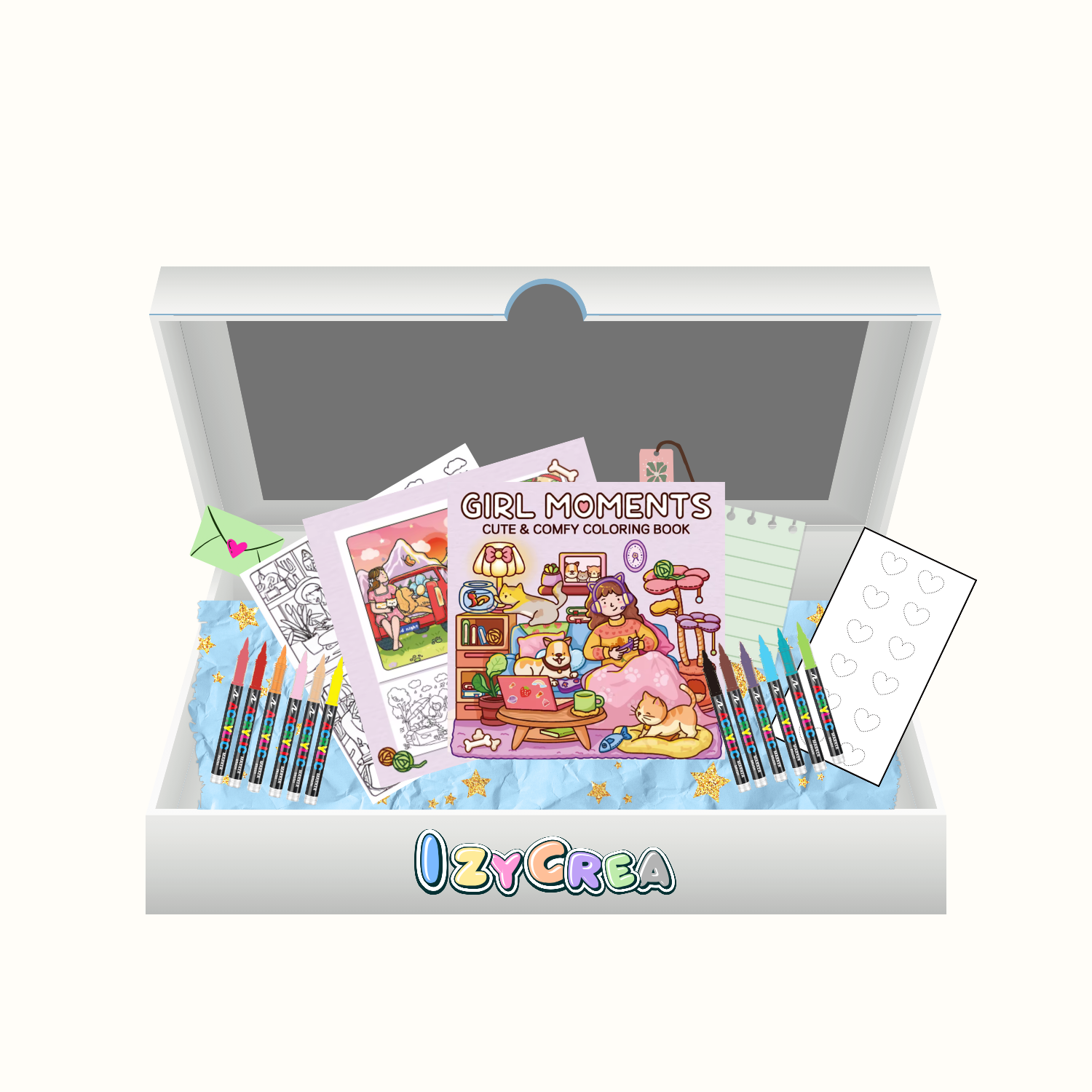 Girl moments – Kit de coloriage creatif Izycrea