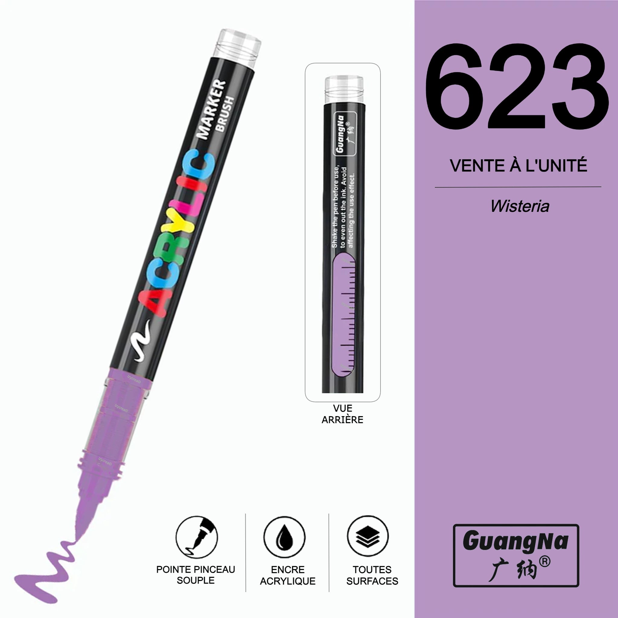 GuangNa 623 - Feutre Acrylique à l'unité