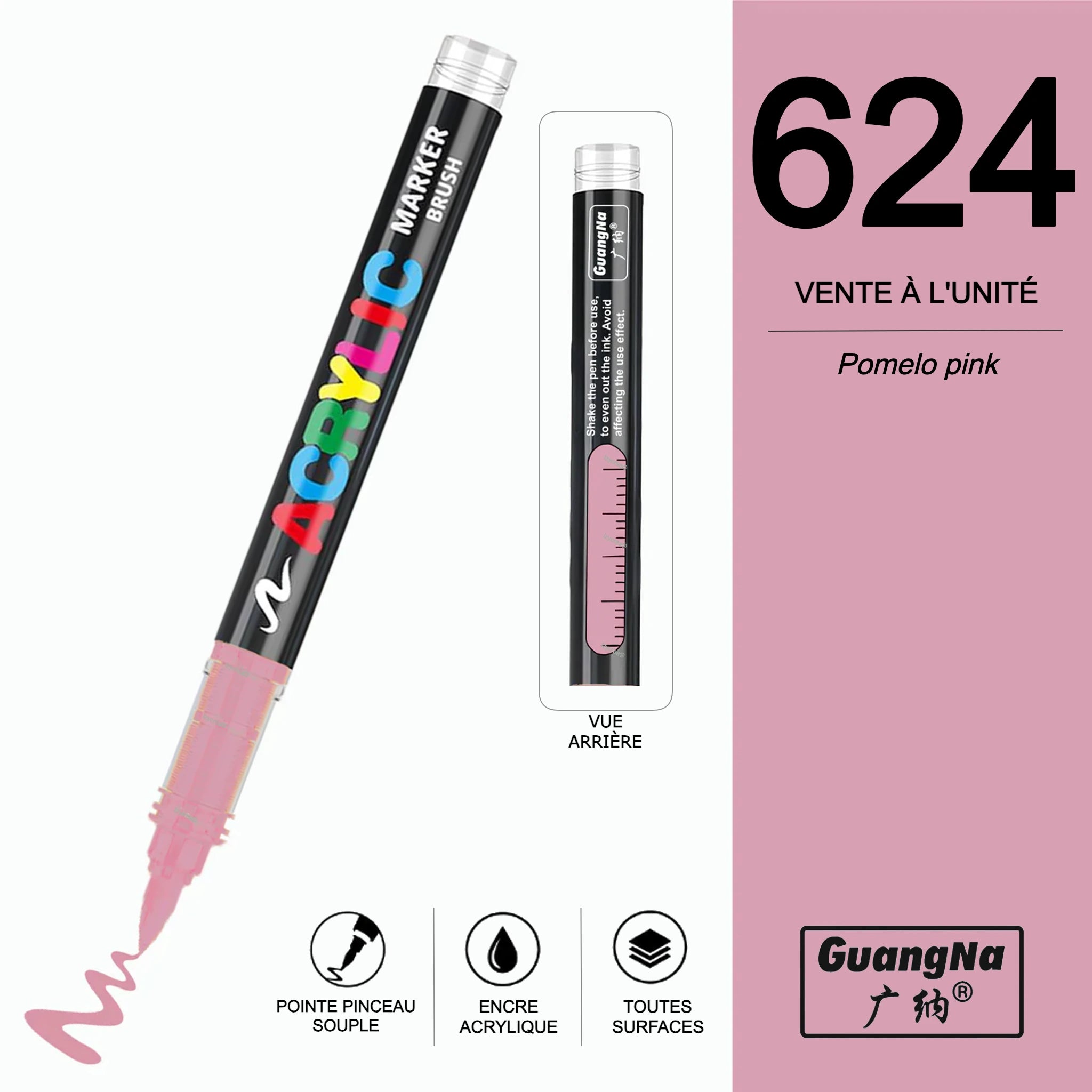 GuangNa 624 - Feutre Acrylique à l'unité