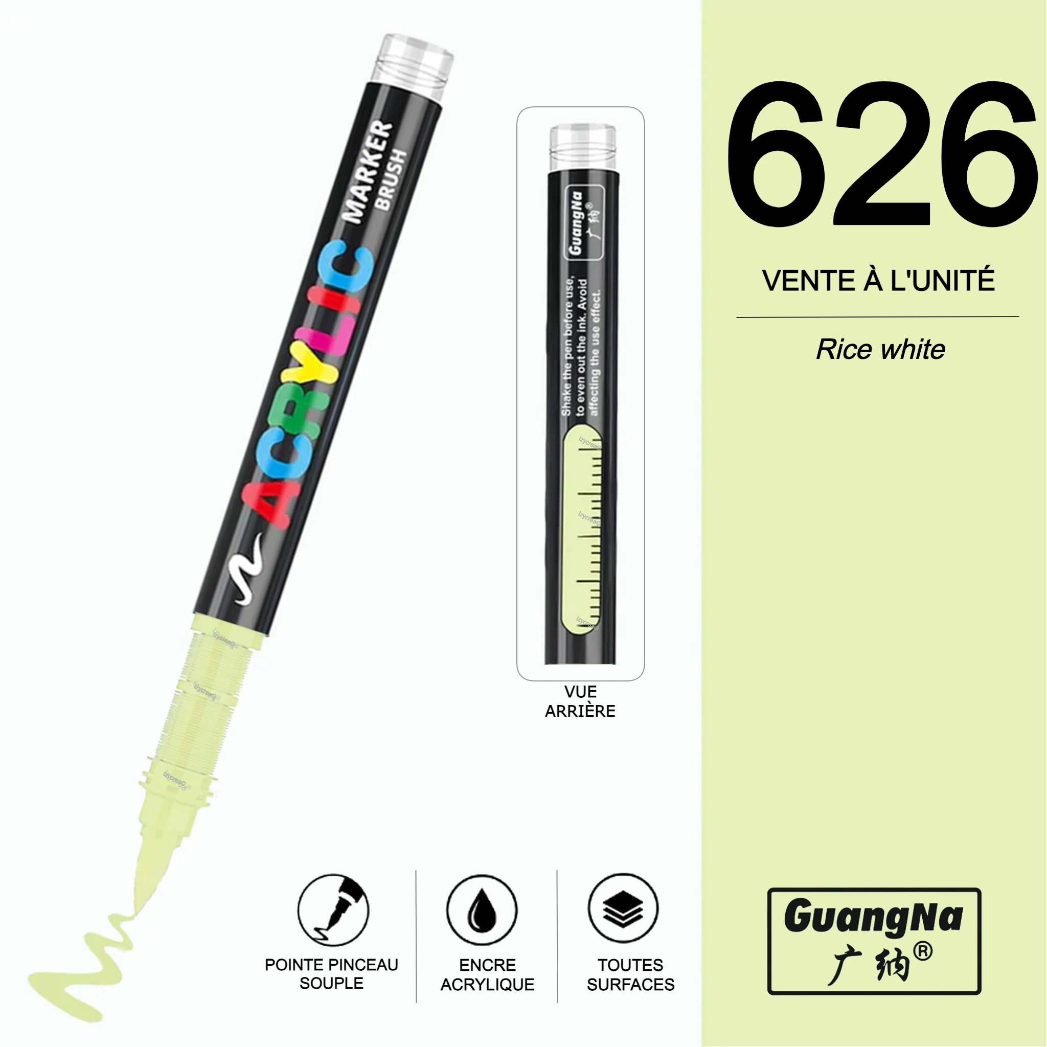 GuangNa 626 - Feutre Acrylique à l'unité