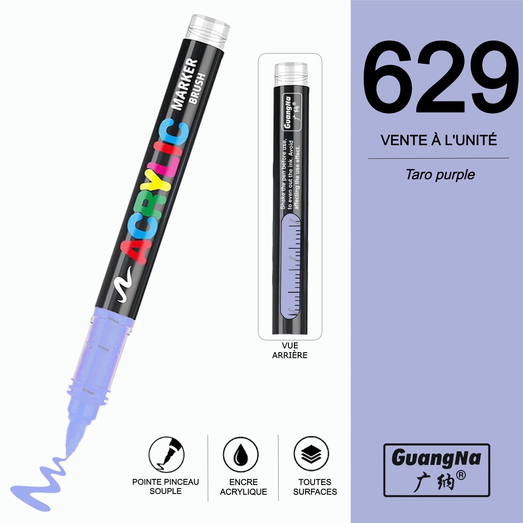 GuangNa 629 - Feutre Acrylique à l'unité