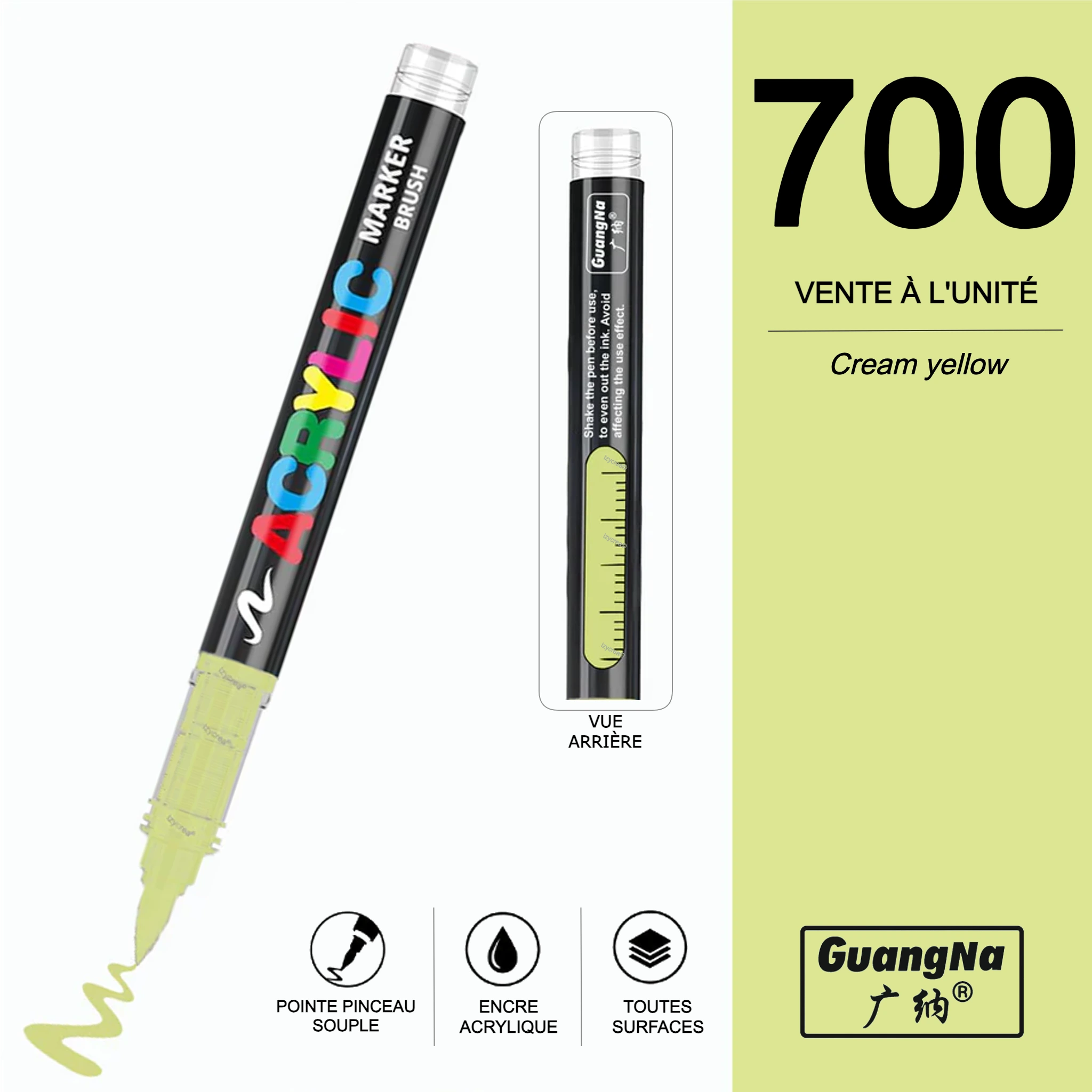 GuangNa 700 - Feutre Acrylique à l'unité