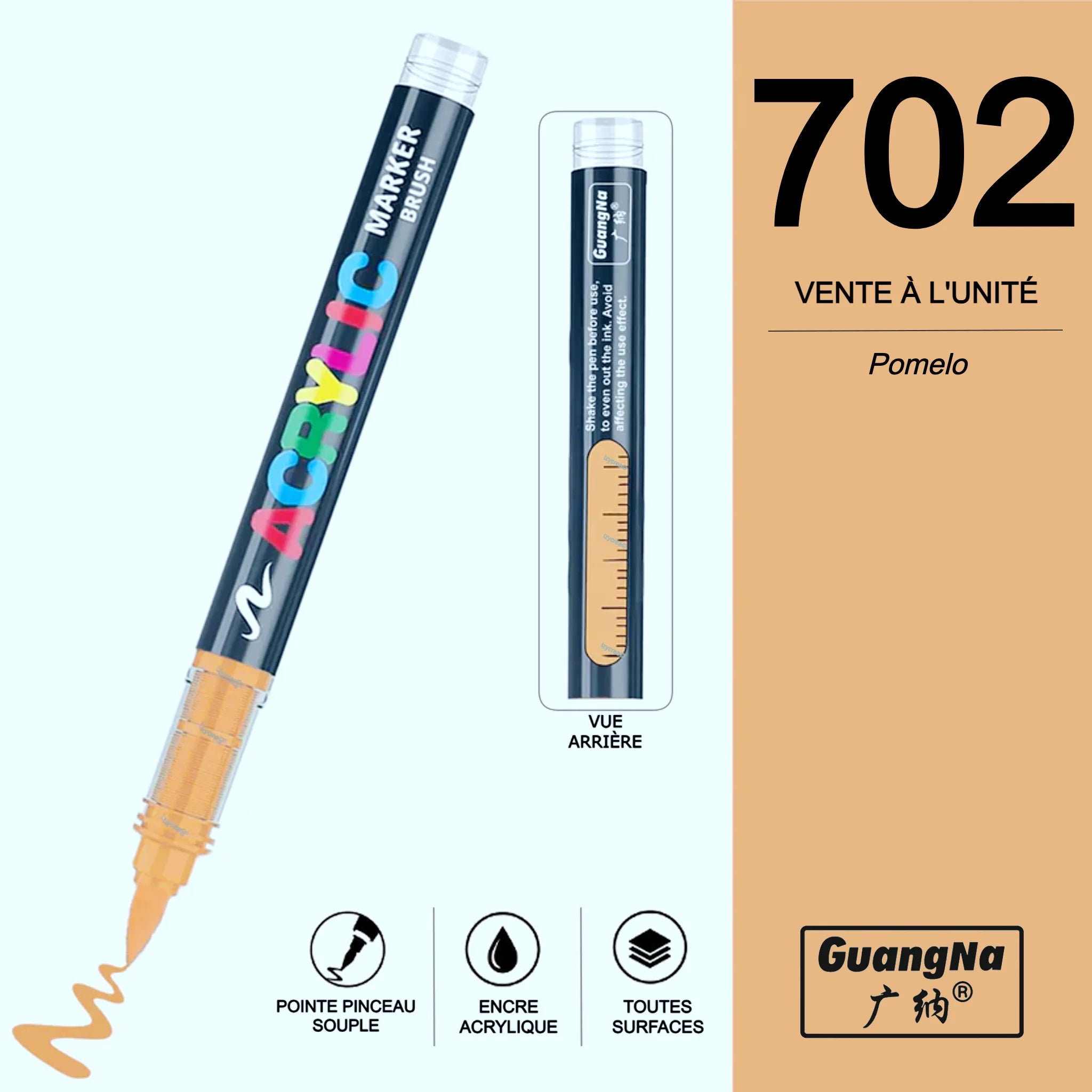 GuangNa 702 - Feutre Acrylique à l'unité