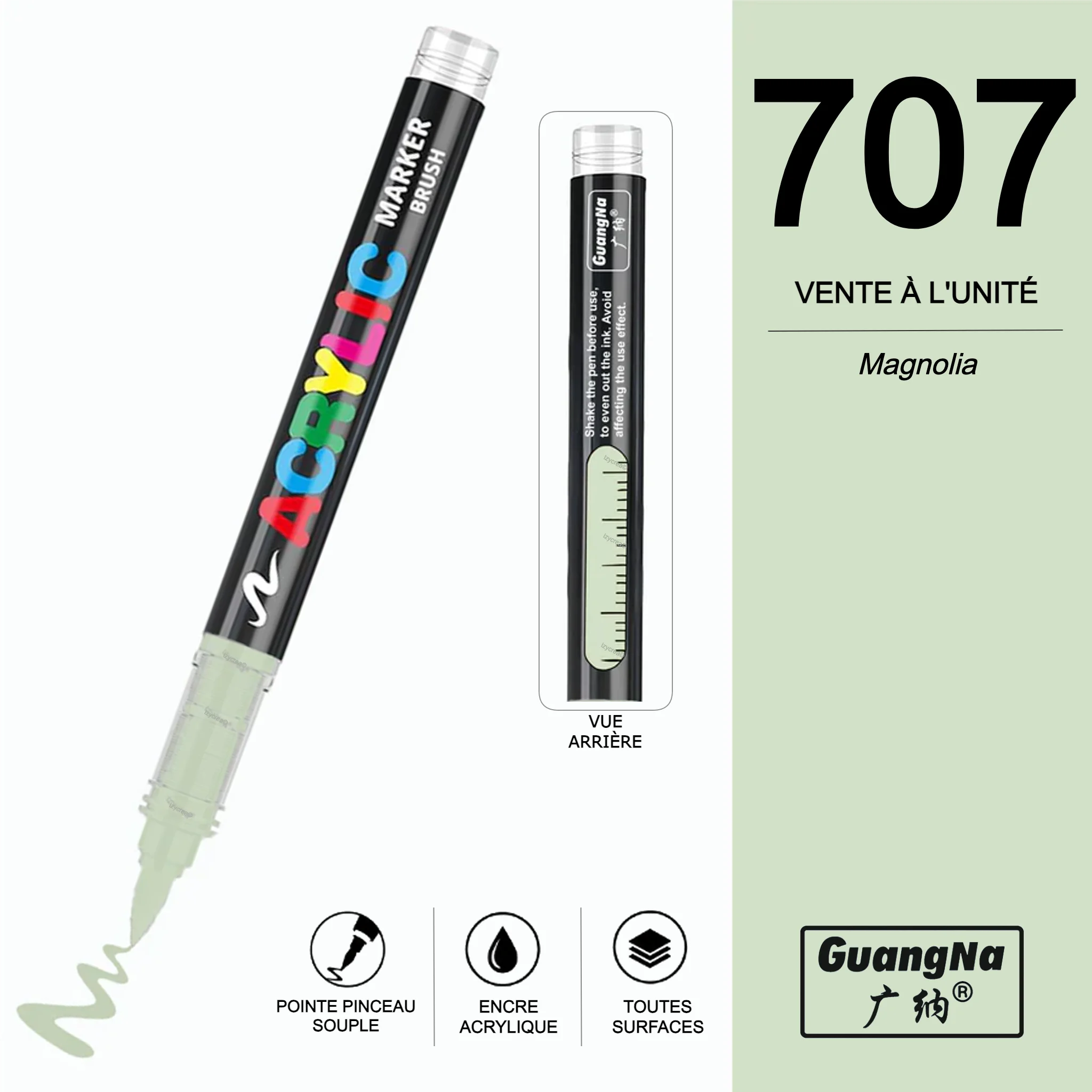 GuangNa 707 - Feutre Acrylique à l'unité