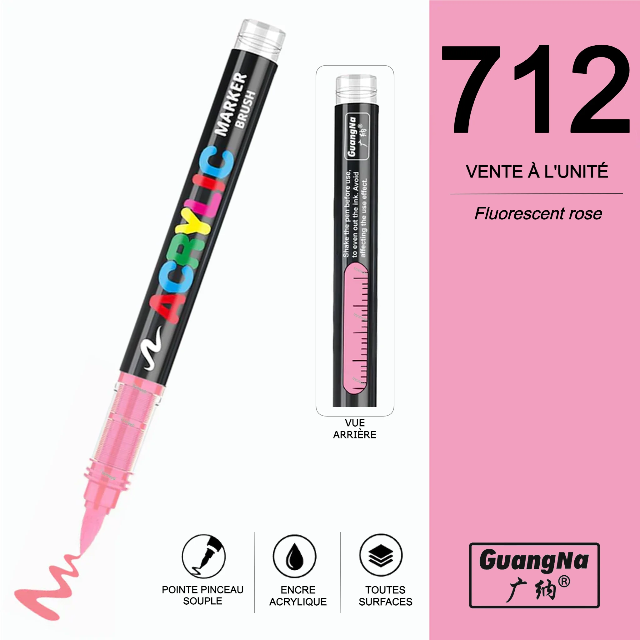 GuangNa 712 - Feutre Acrylique à l'unité
