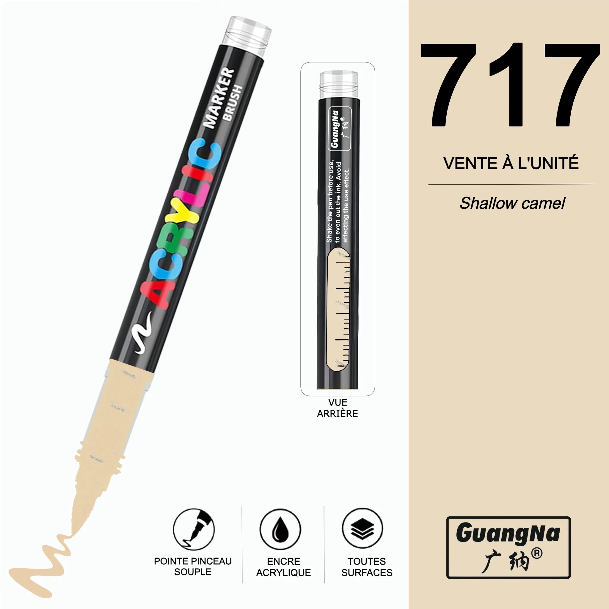 GuangNa 717 - Feutre Acrylique à l'unité