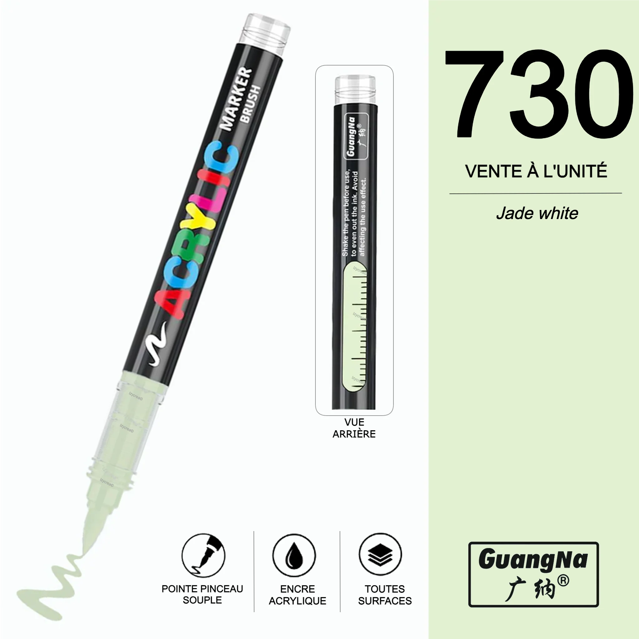 GuangNa 730 - Feutre Acrylique à l'unité