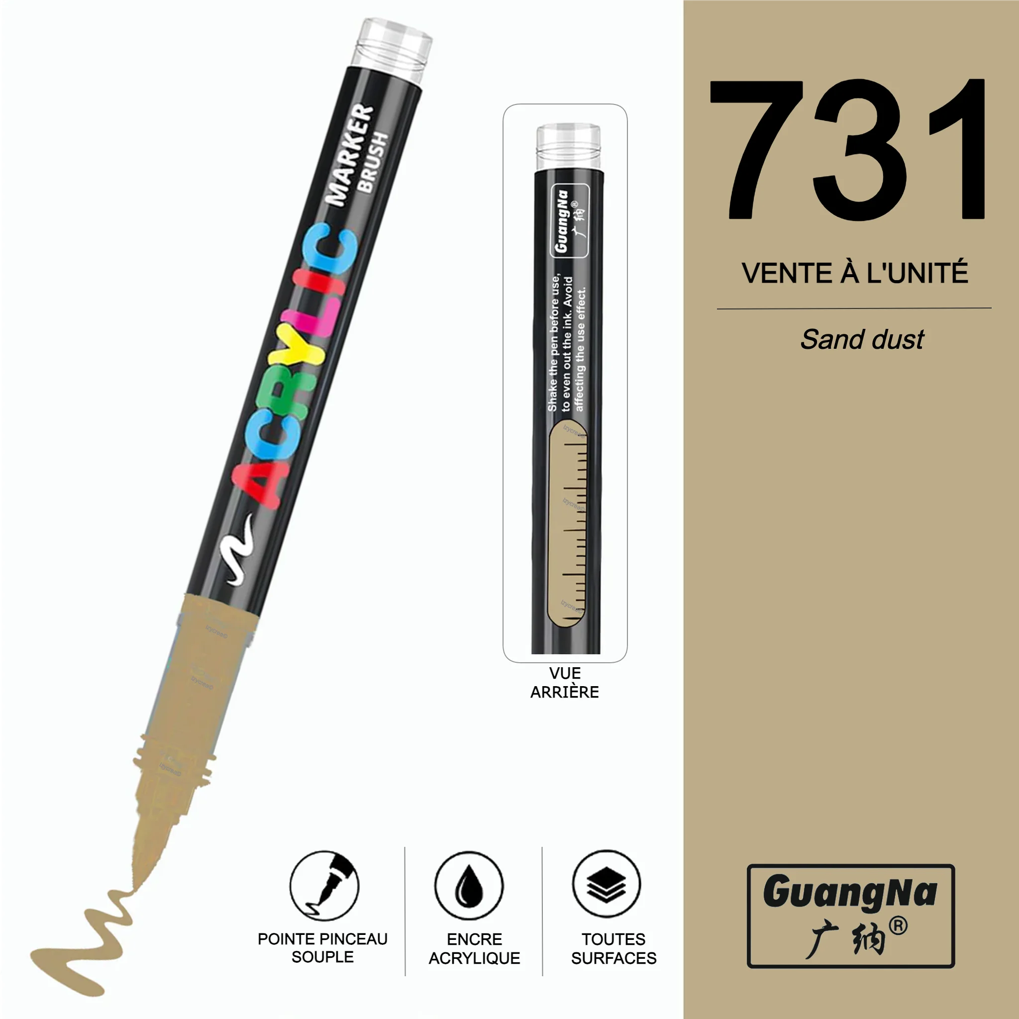 GuangNa 731 - Feutre Acrylique à l'unité