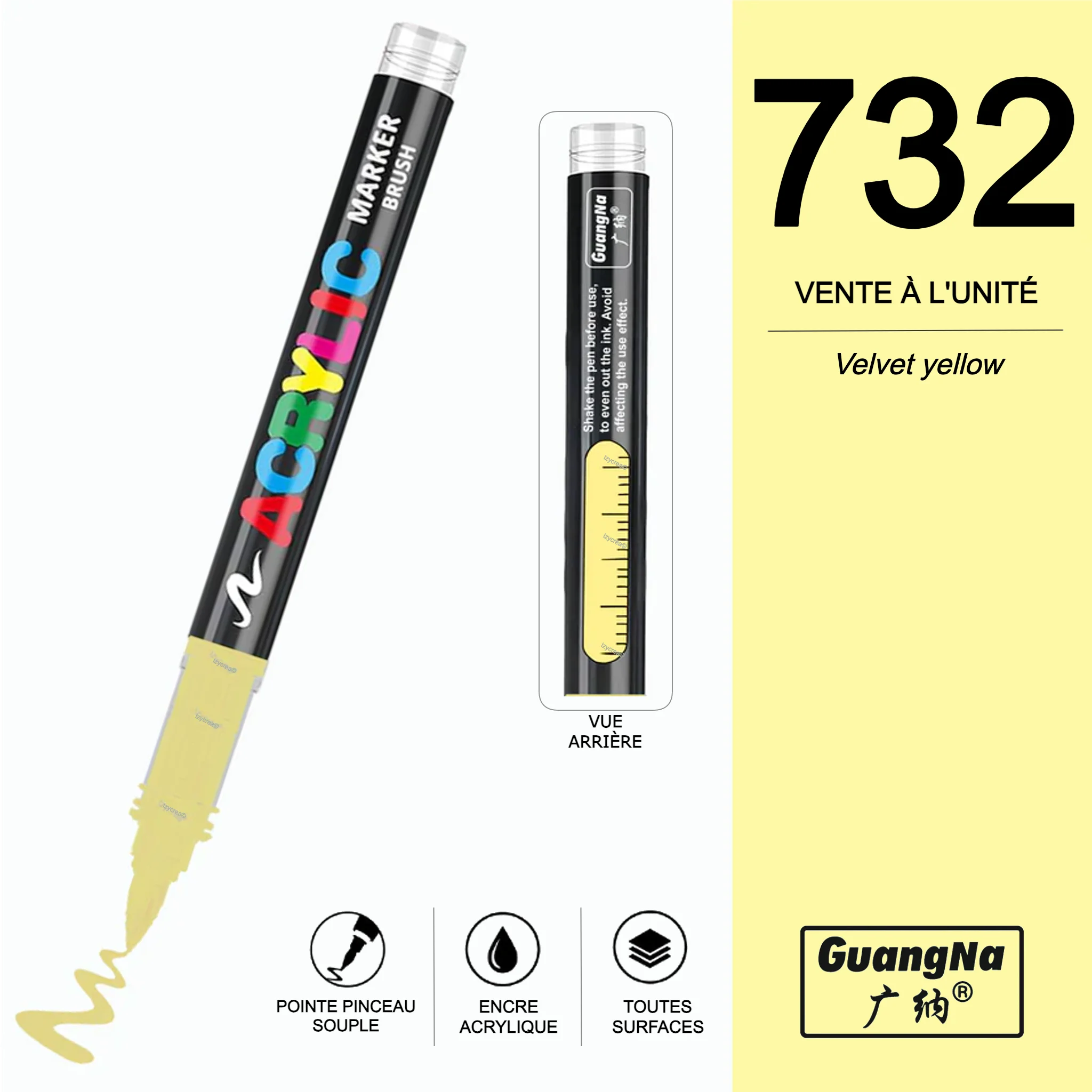 GuangNa 732 - Feutre Acrylique à l'unité