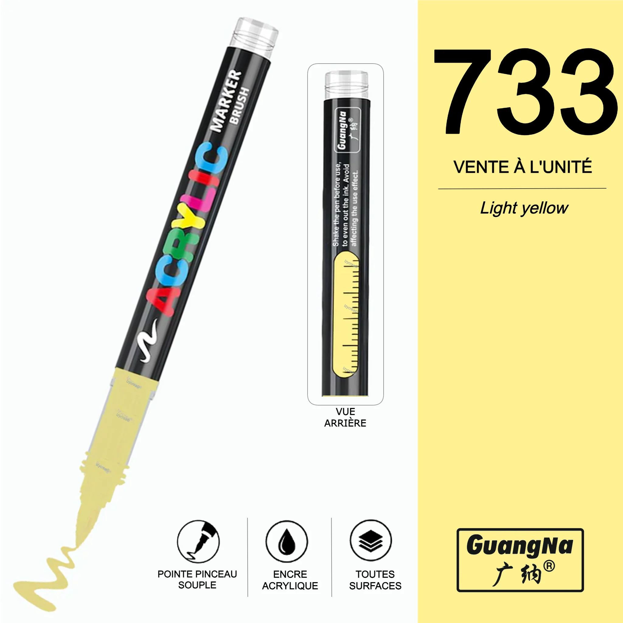 GuangNa 733 - Feutre Acrylique à l'unité