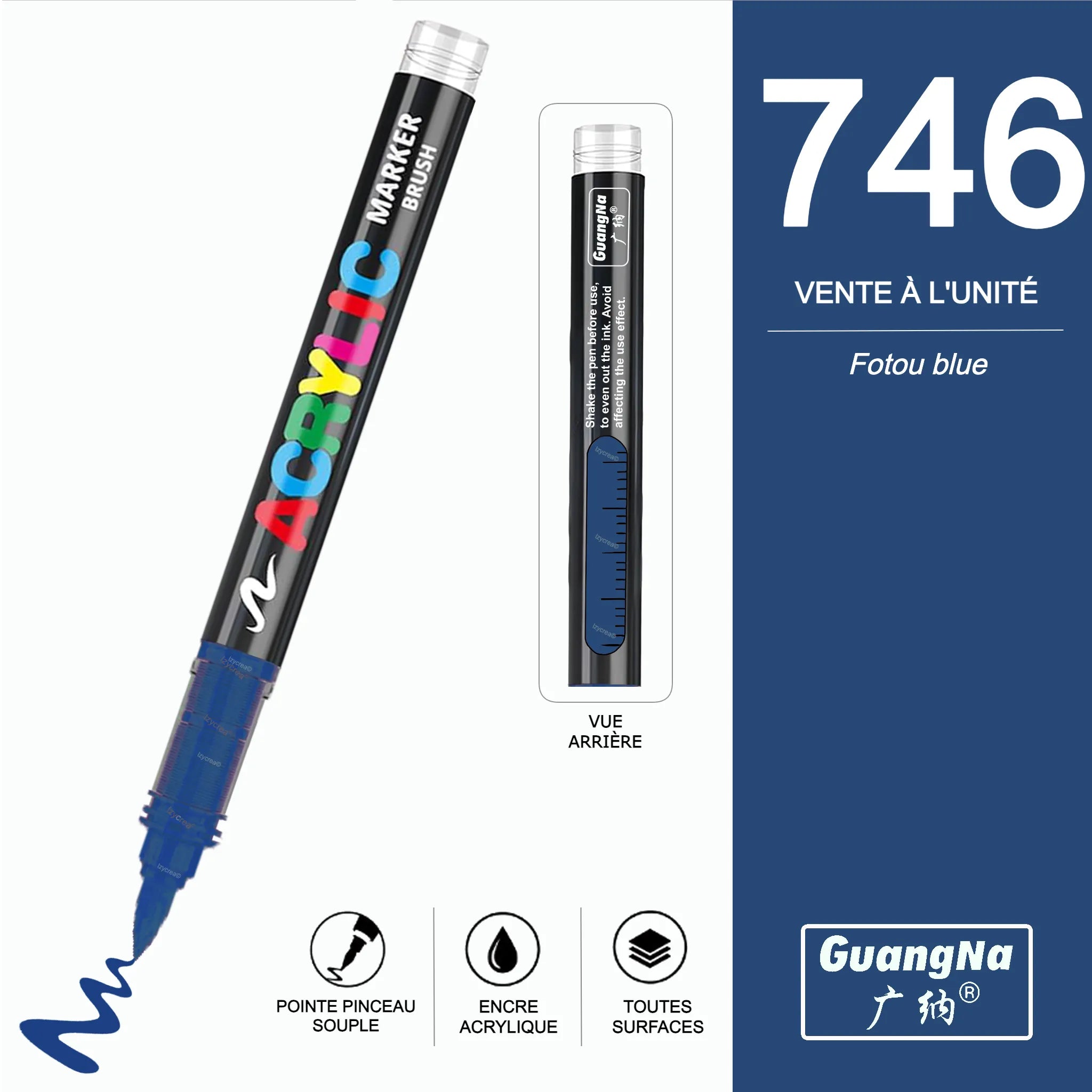 GuangNa 746 - Feutre Acrylique à l'unité