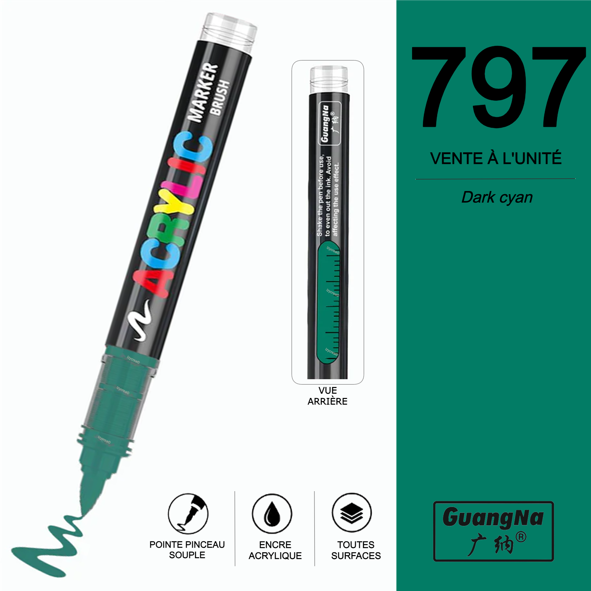 GuangNa 797 - Feutre Acrylique à l'unité