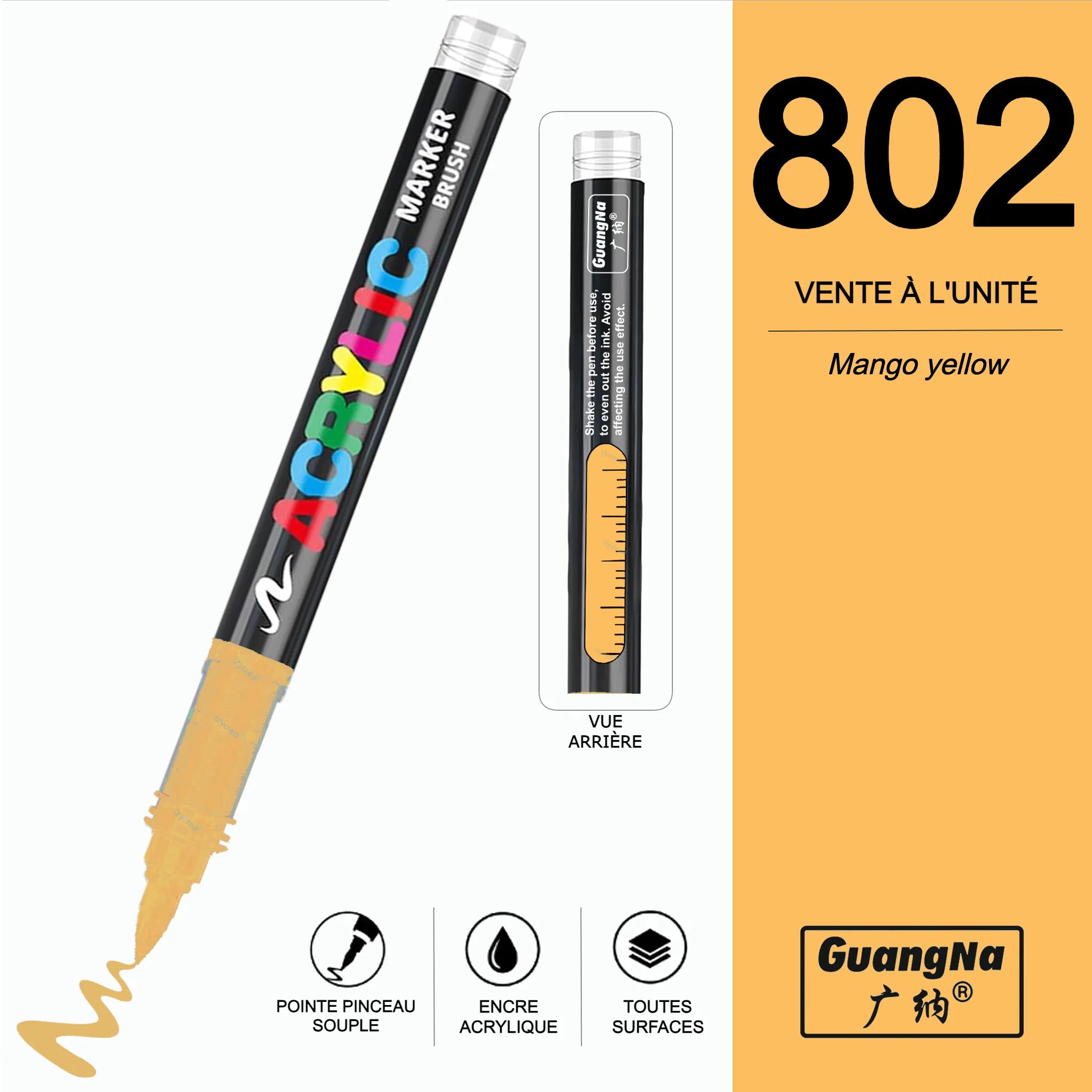 GuangNa 802 - Feutre Acrylique à l'unité