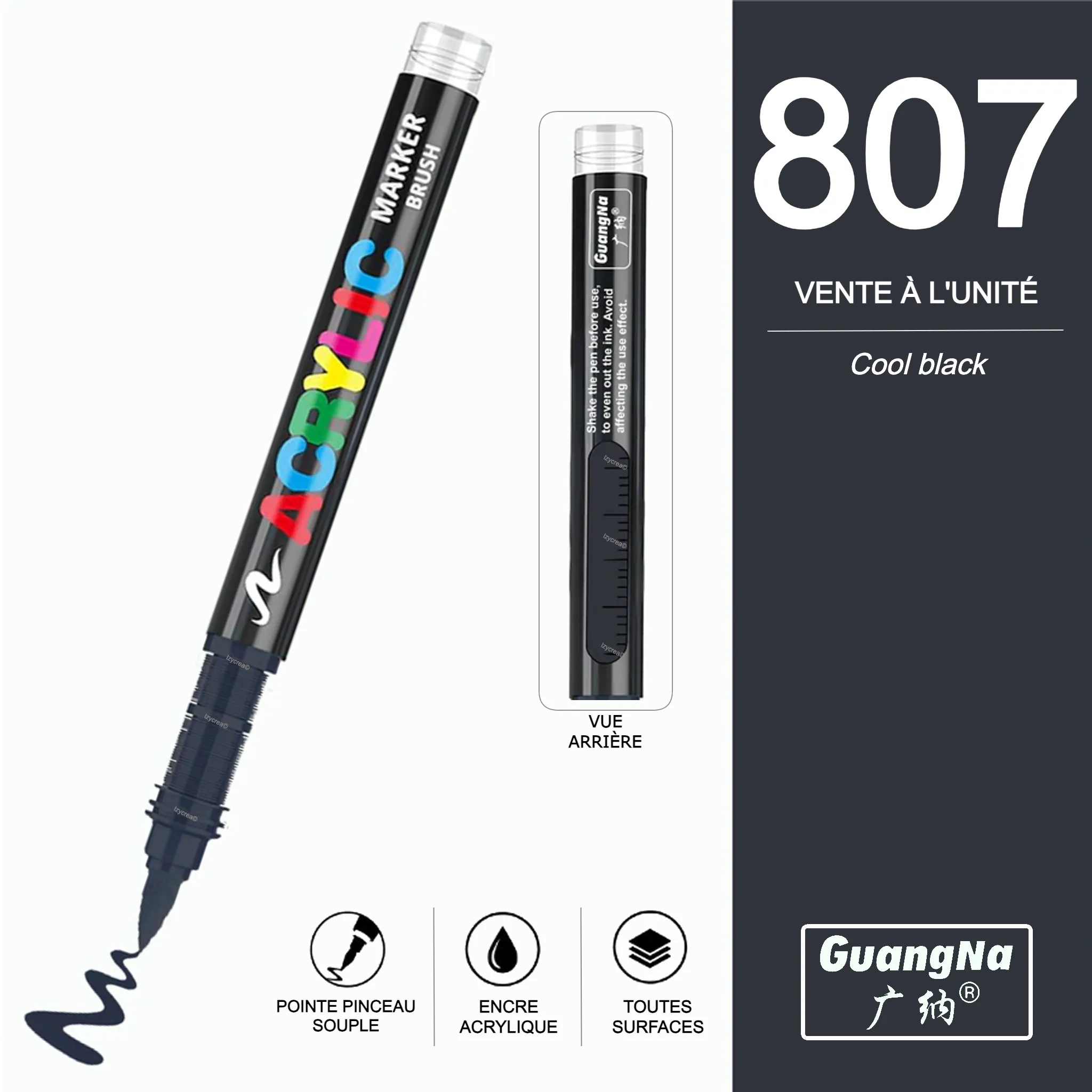 GuangNa 807 - Feutre Acrylique à l'unité