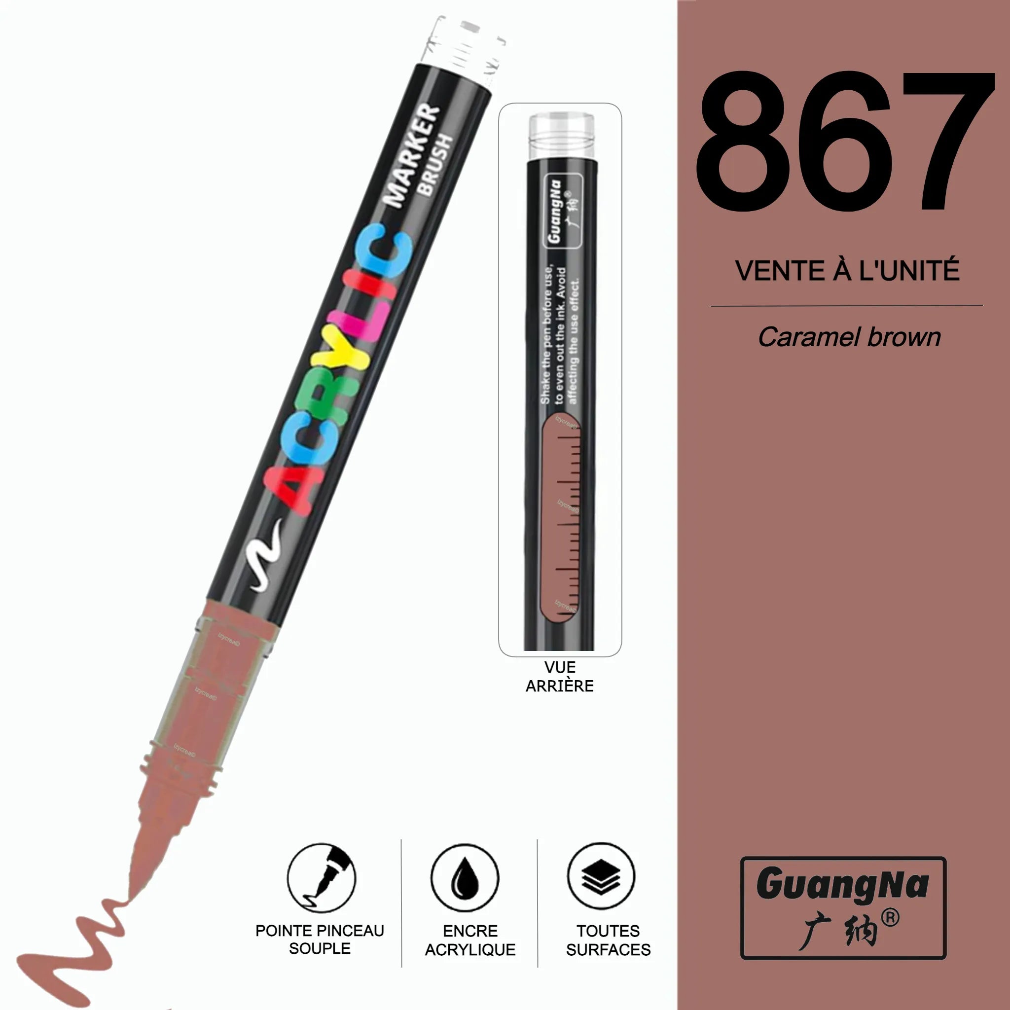 GuangNa 867 - Feutre Acrylique à l'unité